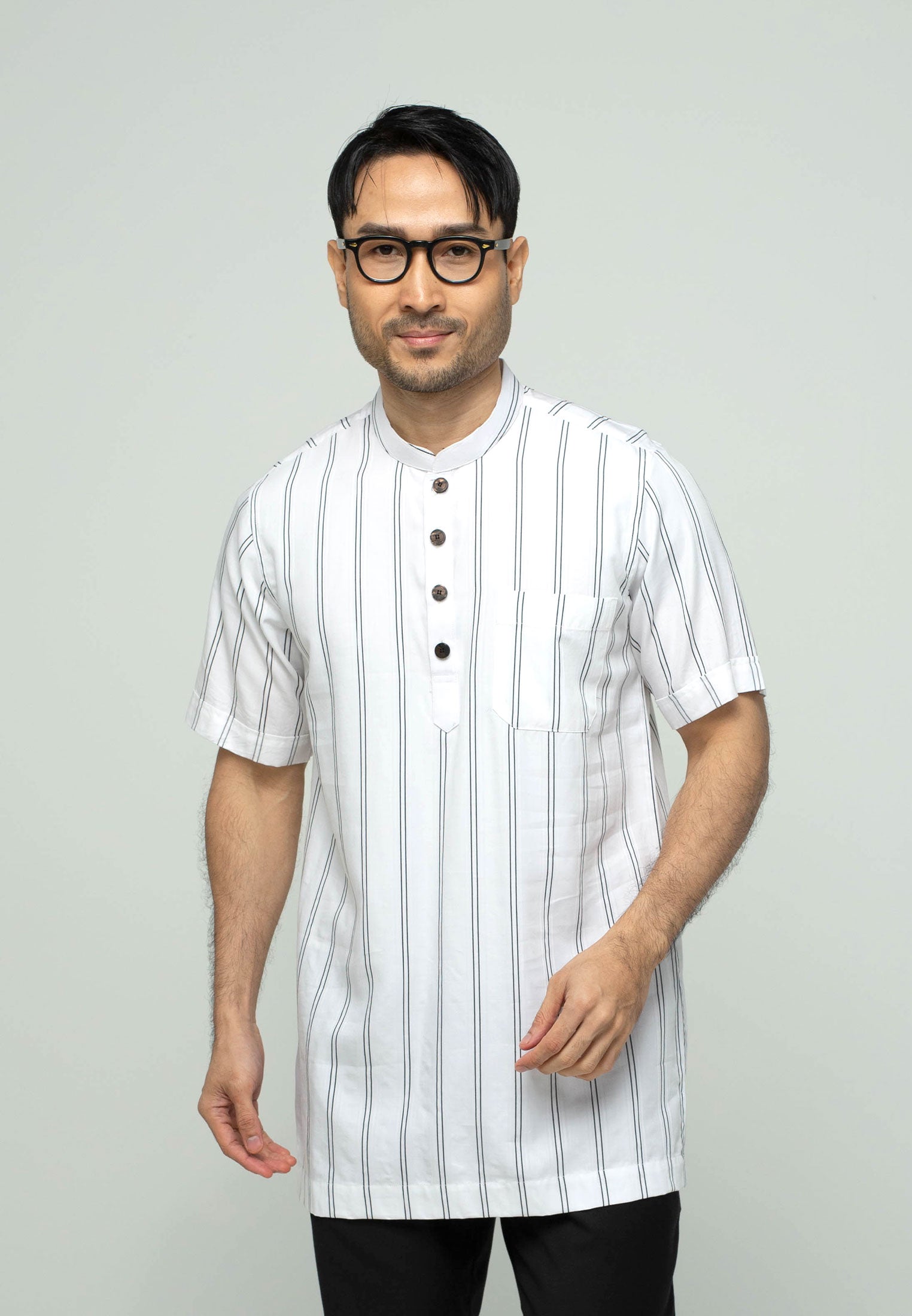 Kurta Arjuna Mandarin Collar