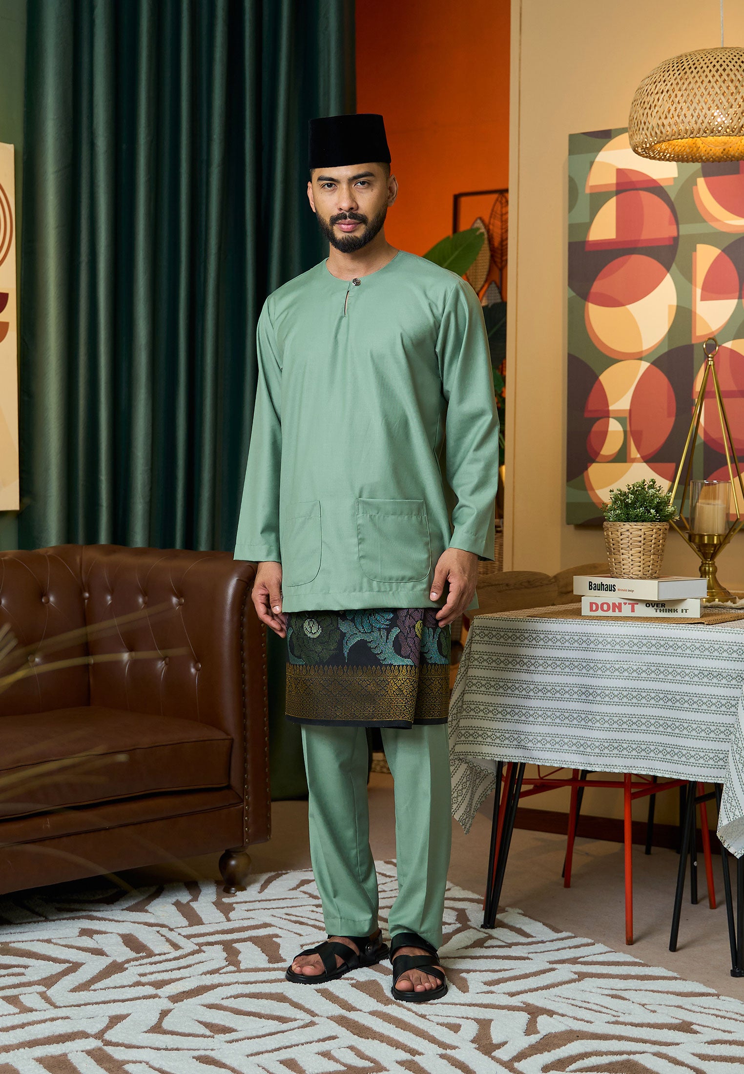 Baju Melayu Teluk Belanga Mark II - Sage Pistachio (Men)