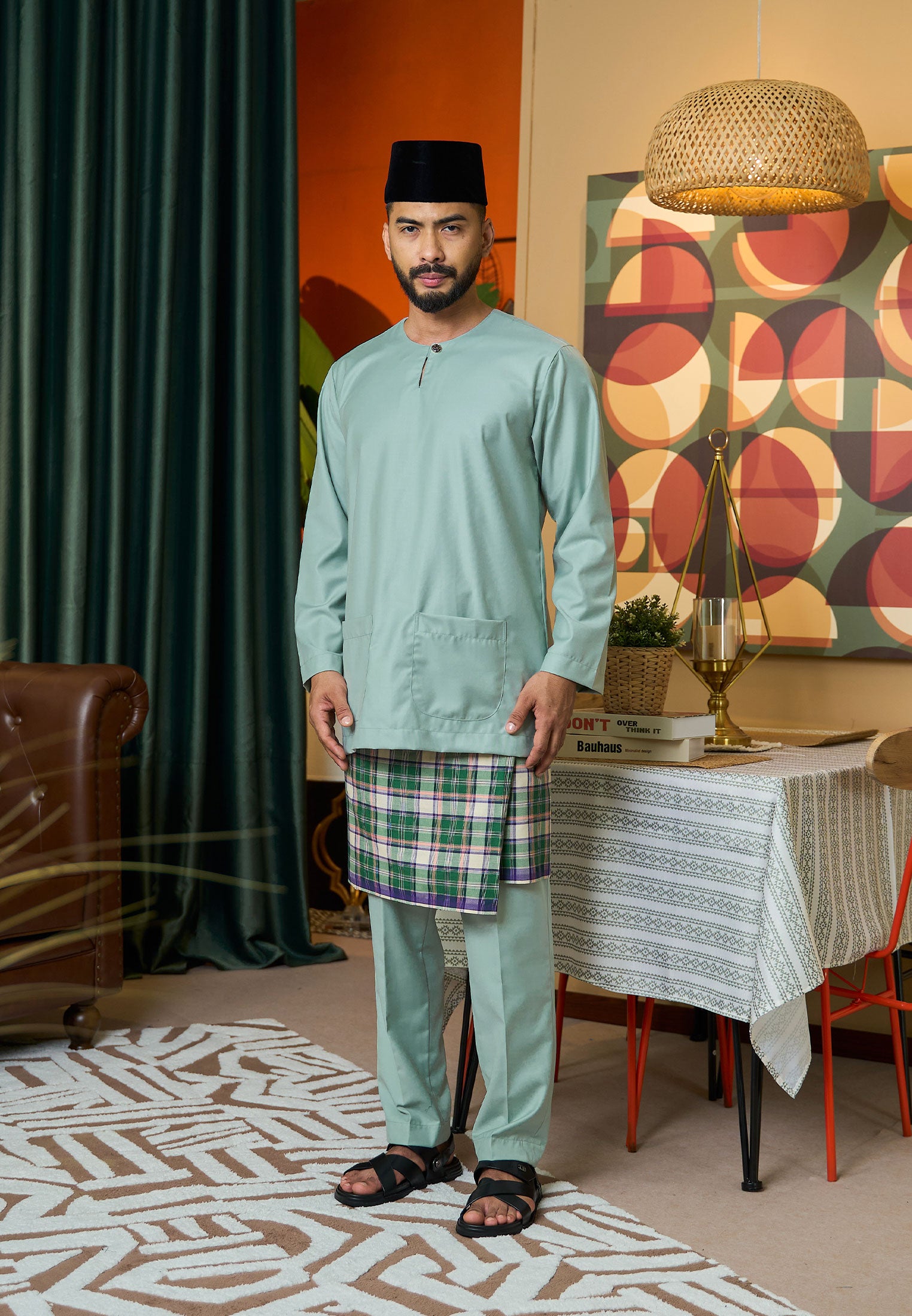 Baju Melayu Teluk Belanga Mark II - Mint Green (Men)