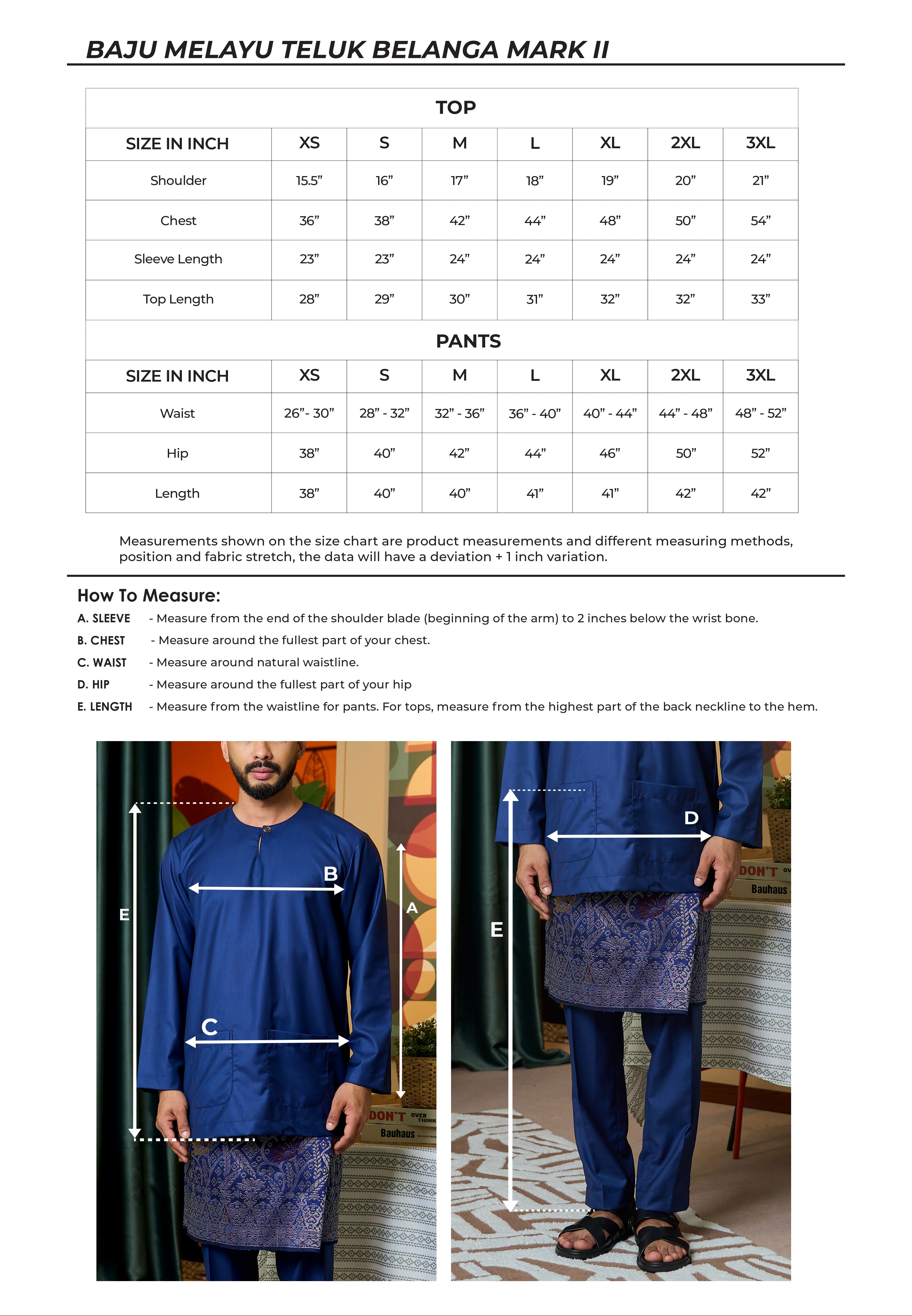 Baju Melayu Teluk Belanga Mark II - Emerald Green (Men)