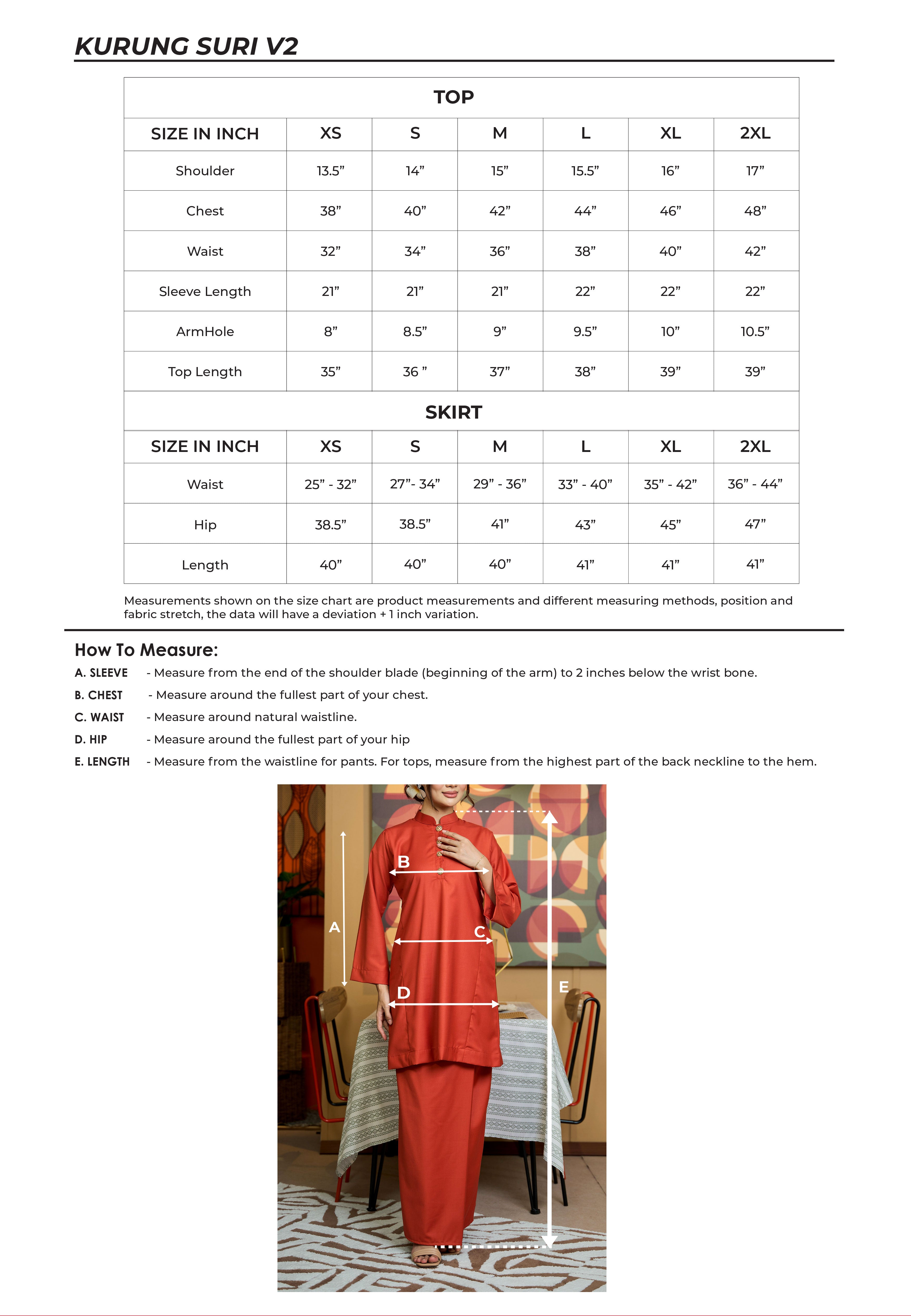 Suri Kurung Klasik V2 Khaki