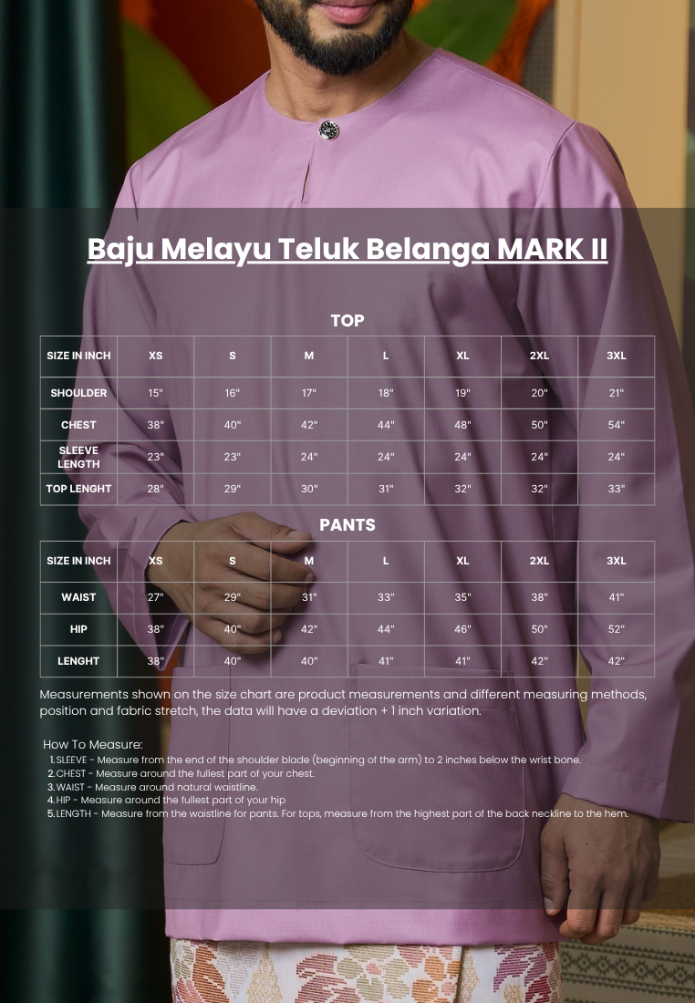 Baju Melayu Teluk Belanga Mark II - Mocha Brown (Men)
