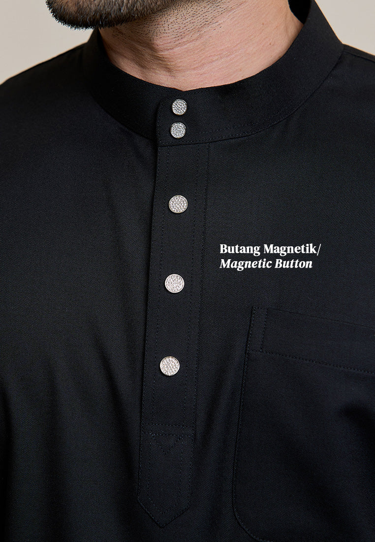 Baju Melayu Cekak Musang Mark III - Black