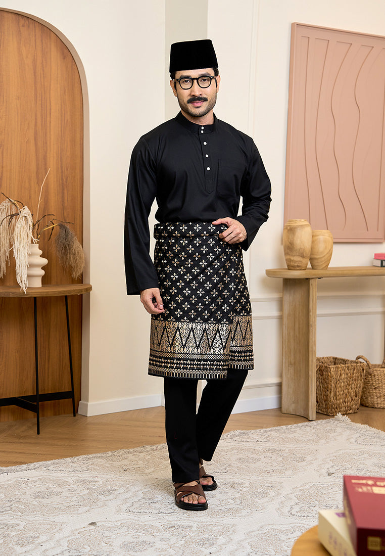 Baju Melayu Cekak Musang Mark III - Black
