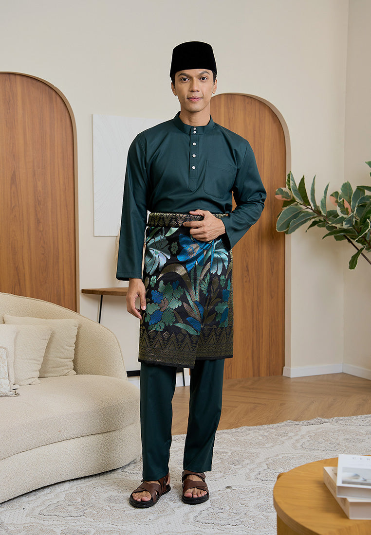 Baju Melayu Cekak Musang Mark III - Emerald Green