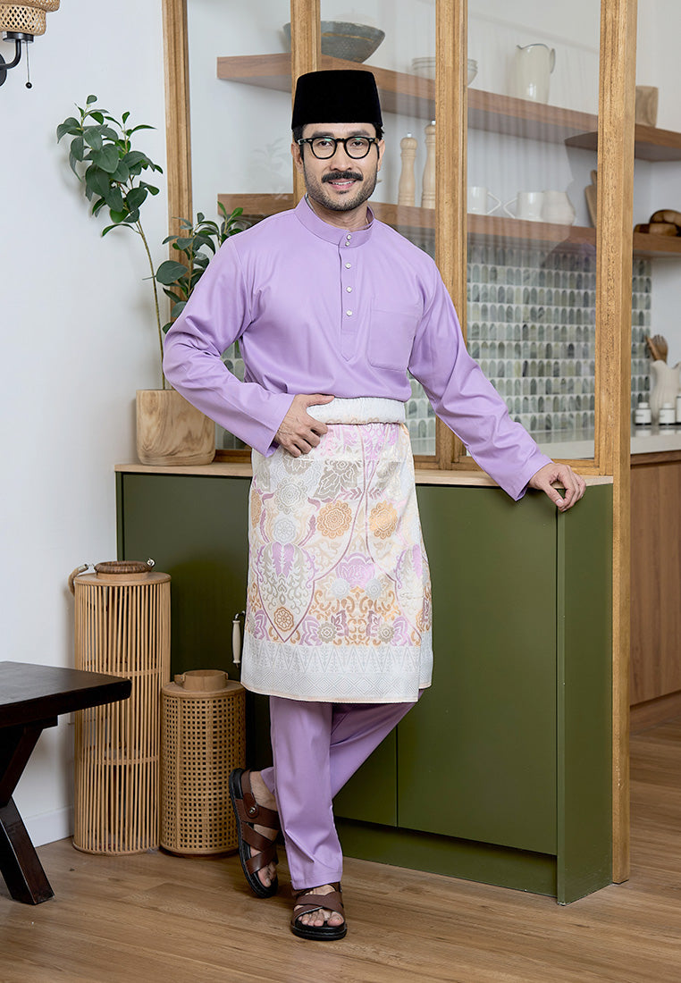 Baju Melayu Cekak Musang Mark III - Lavender