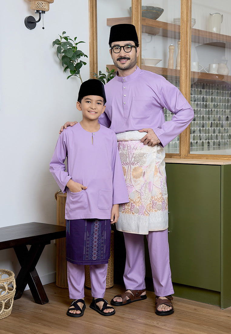 Baju Melayu Cekak Musang Mark III - Lavender