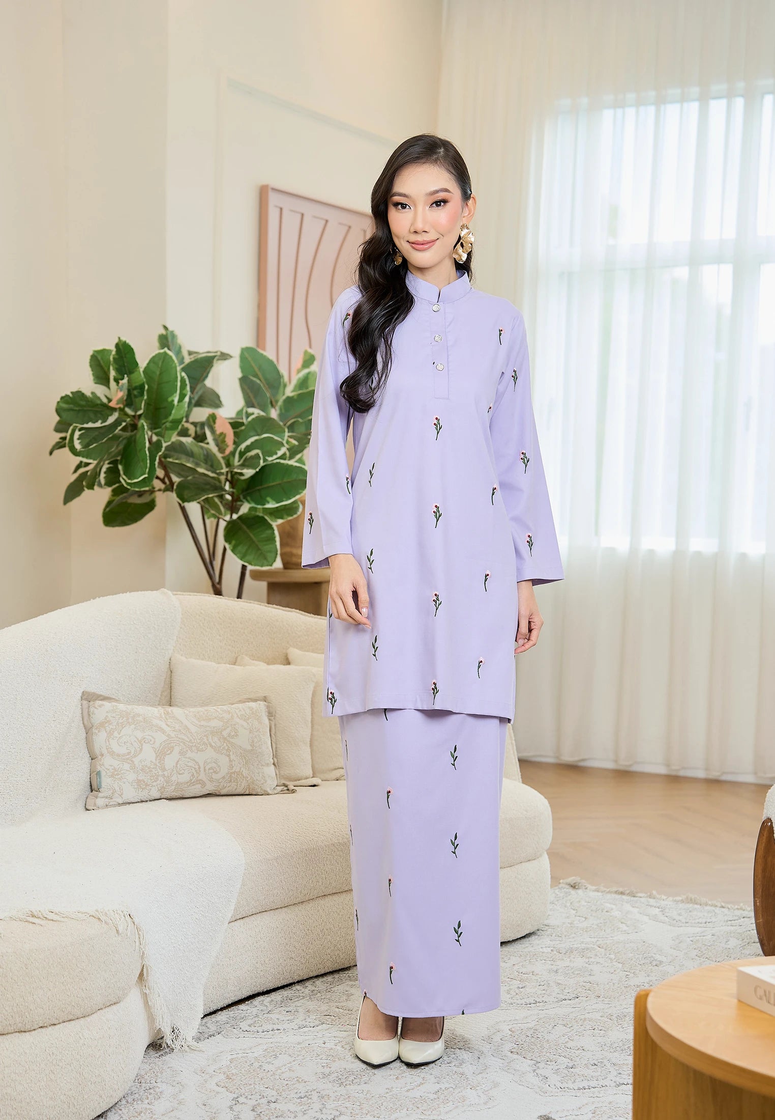 Anggun Kurung Klasik - Lilac (Women)