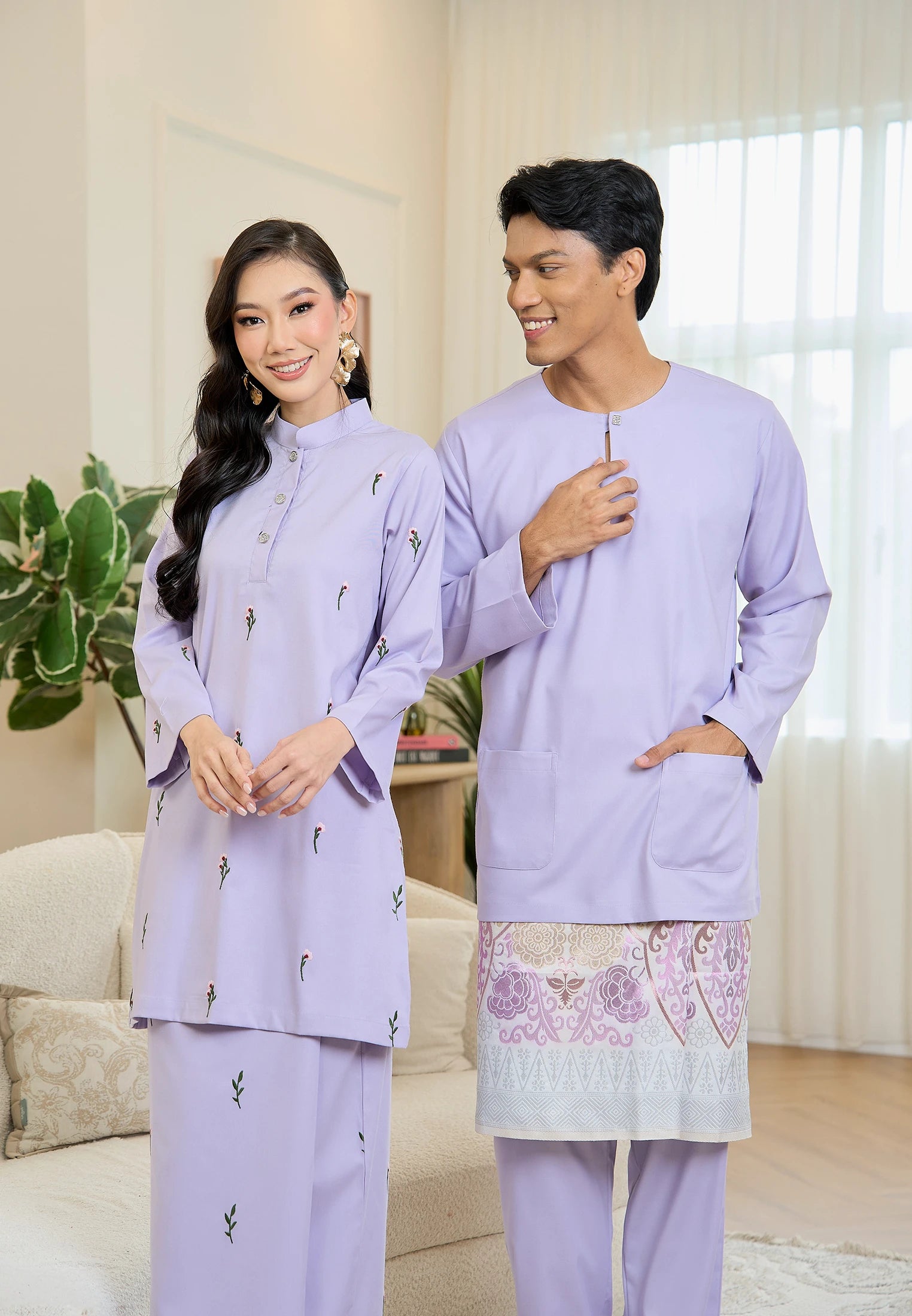 Anggun Kurung Klasik - Lilac (Women)