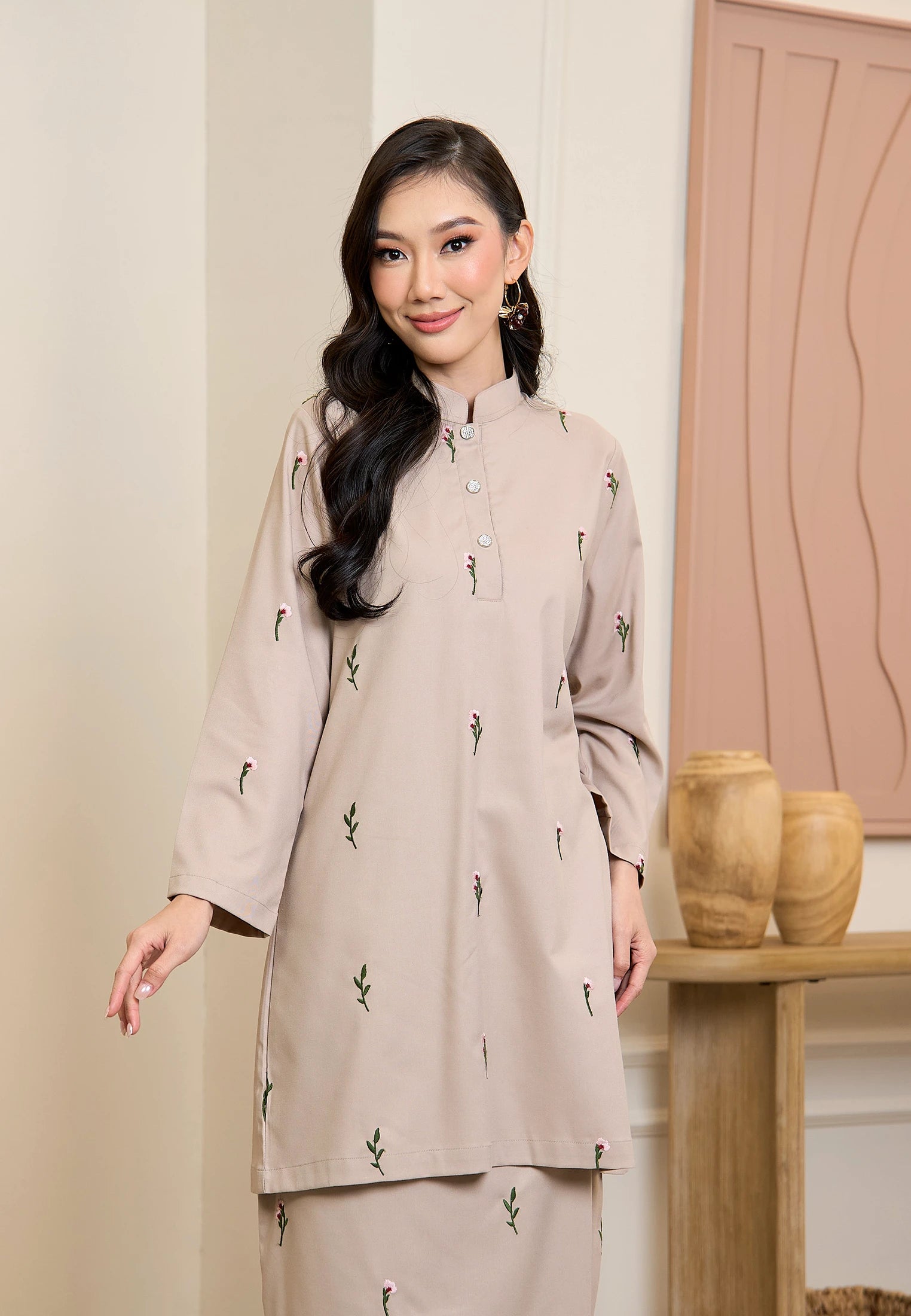 Anggun Kurung Klasik - Nude Champagne (Women)