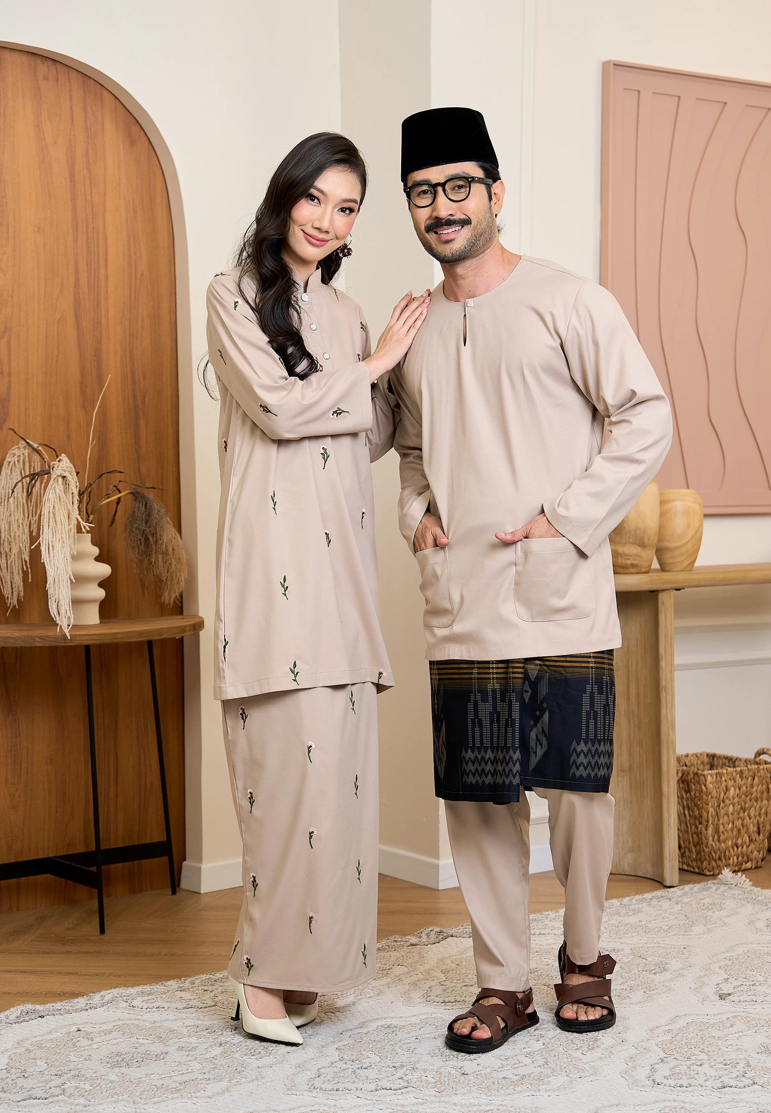 Anggun Kurung Klasik - Nude Champagne (Women)