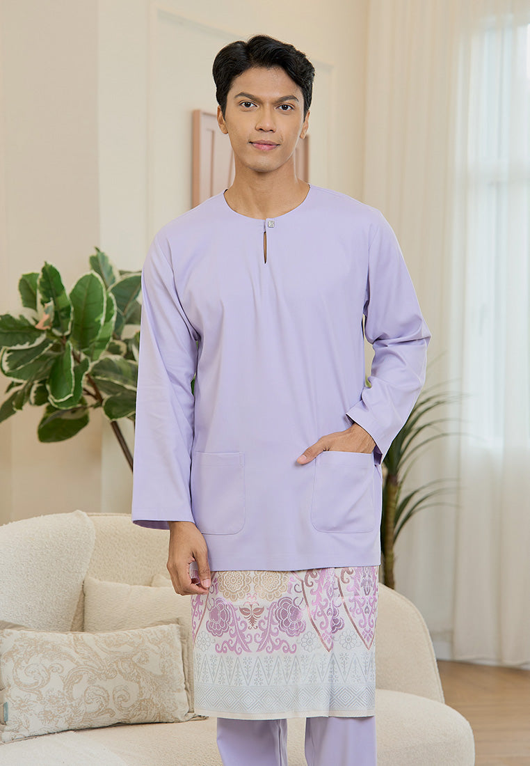 Baju Melayu Teluk Belanga Mark III - Lilac (Men)