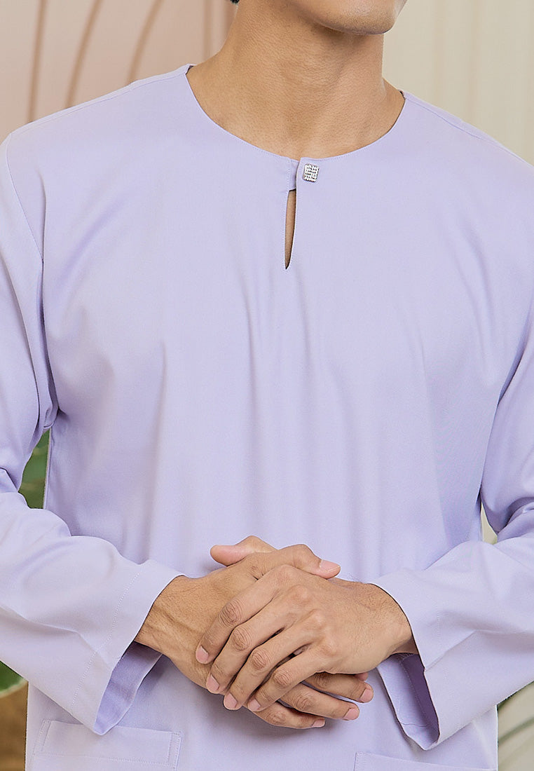 Baju Melayu Teluk Belanga Mark III - Lilac (Men)