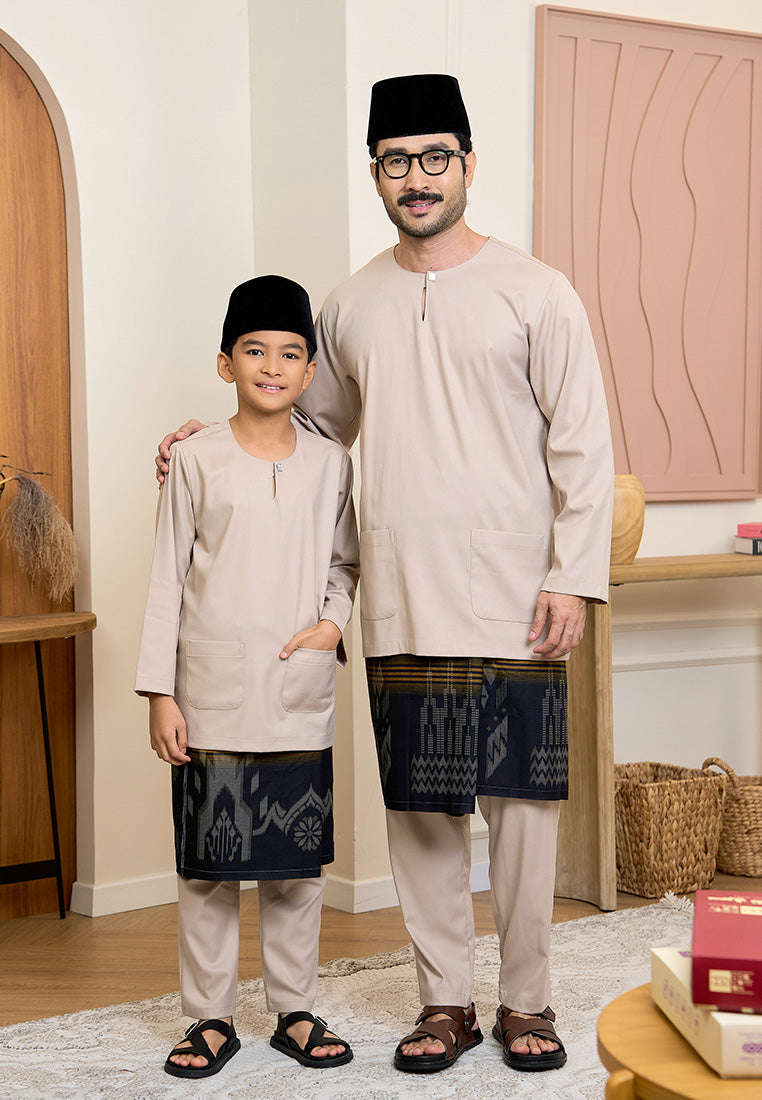 Baju Melayu Teluk Belanga Mark III - Nude Champagne (Men)