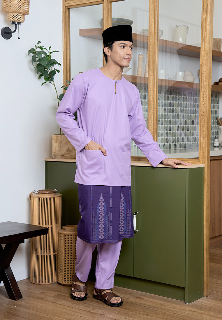 Baju Melayu Teluk Belanga Mark III - Lavender (Men)