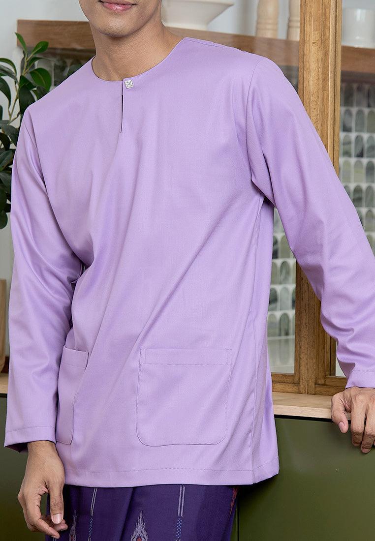 Baju Melayu Teluk Belanga Mark III - Lavender (Men)