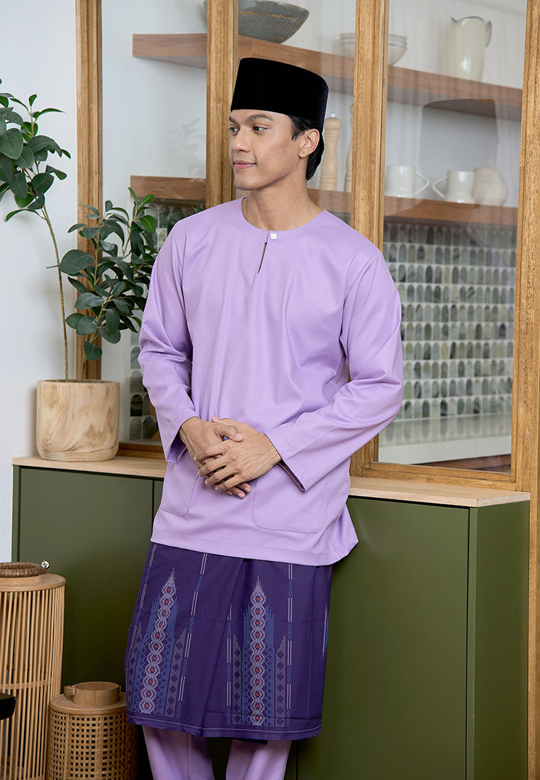 Baju Melayu Teluk Belanga Mark III - Lavender (Men)