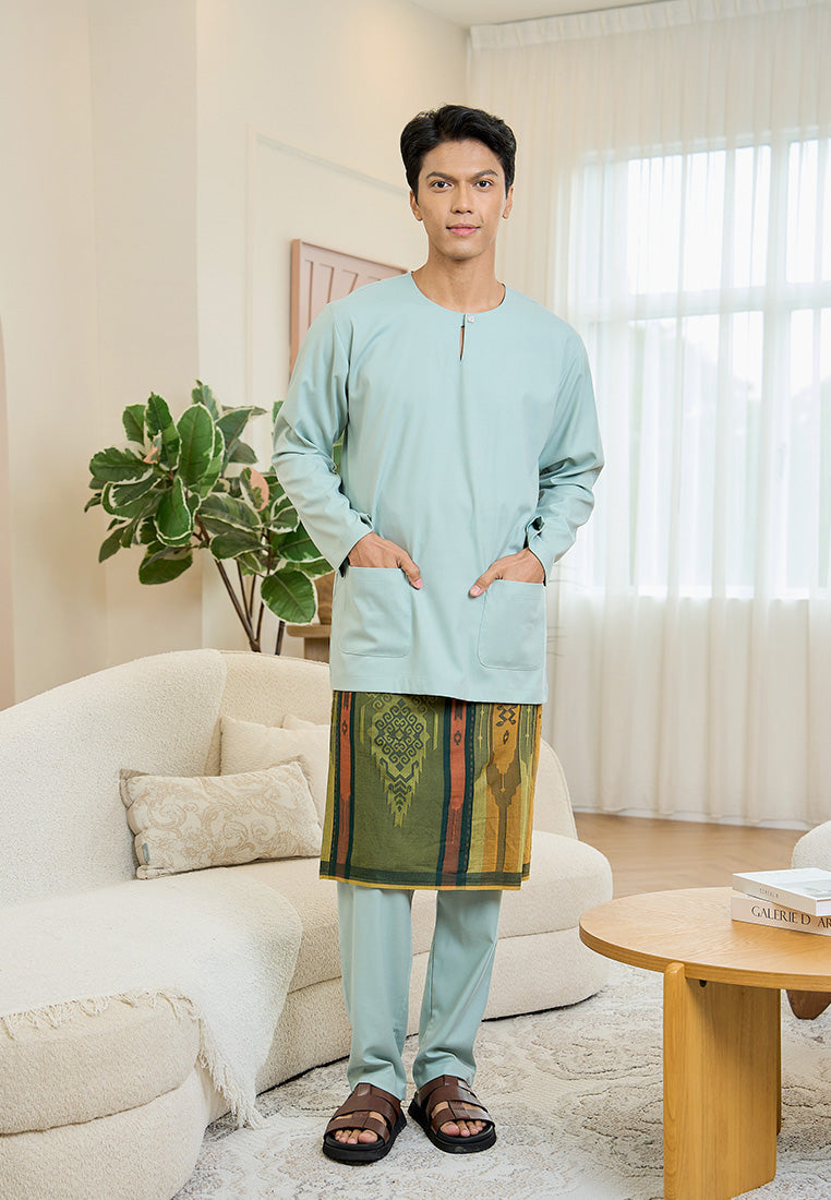 Baju Melayu Teluk Belanga Mark III - Mint Green (Men)