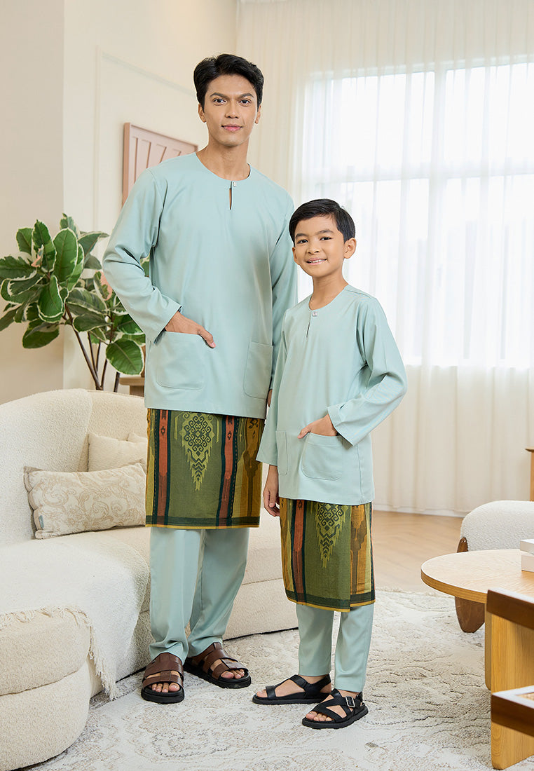 Baju Melayu Teluk Belanga Mark III - Mint Green (Men)