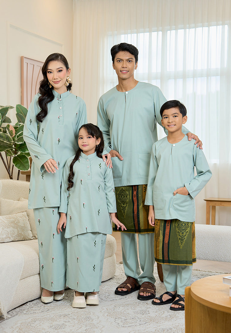 Baju Melayu Teluk Belanga Mark III - Mint Green (Men)