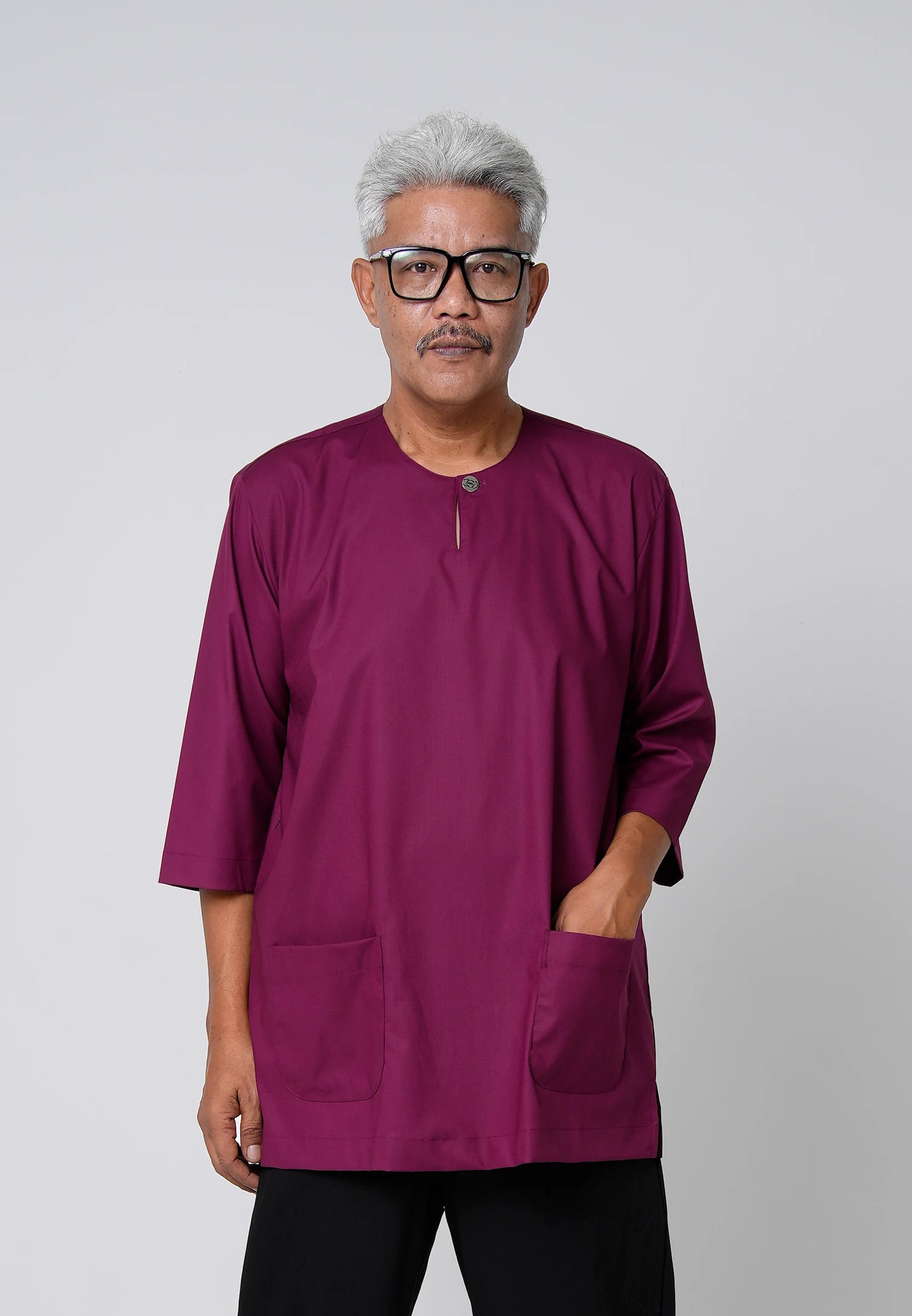 COOLism 3/4 Top - Burgundy