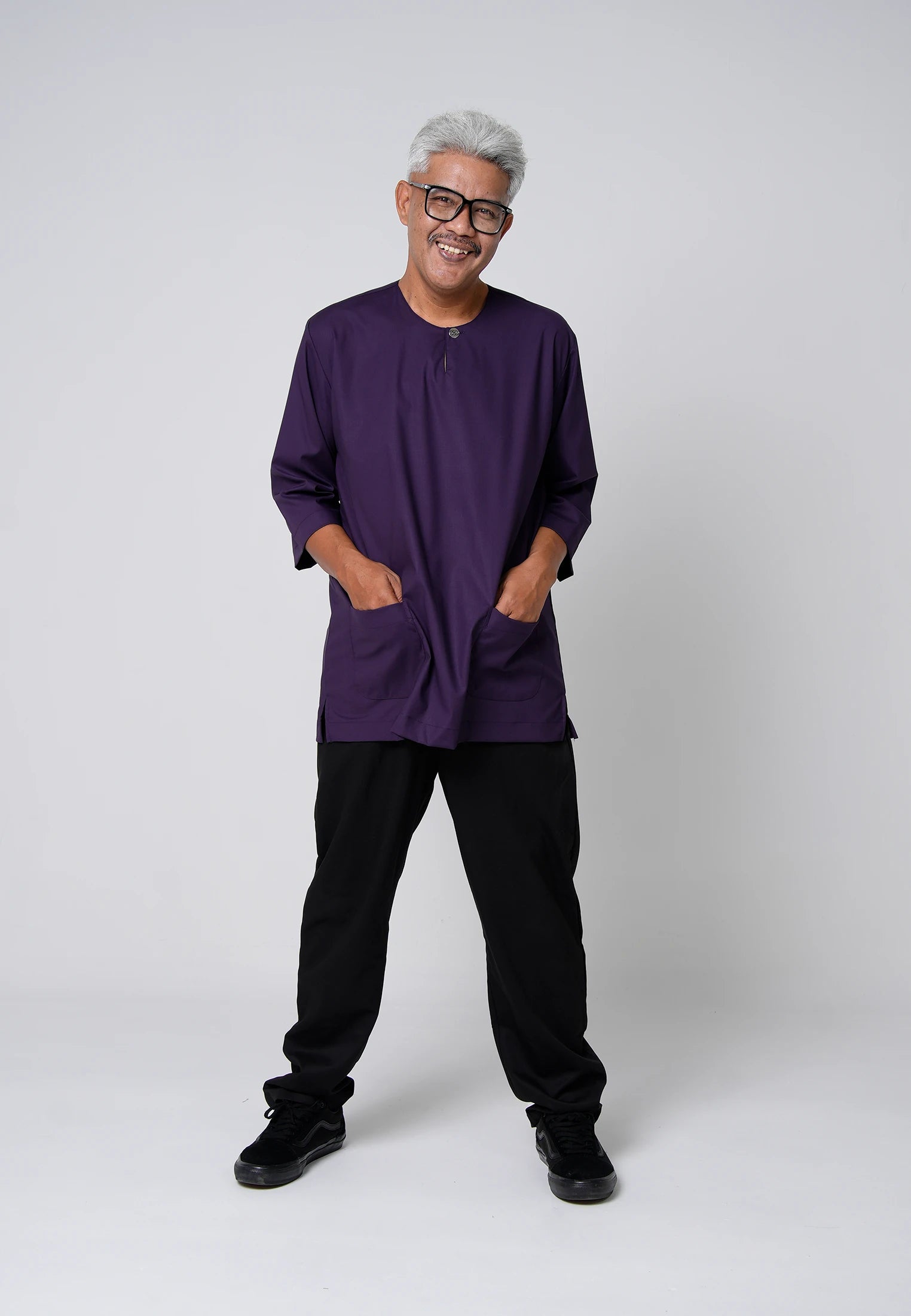 COOLism 3/4 Top - Dark Purple