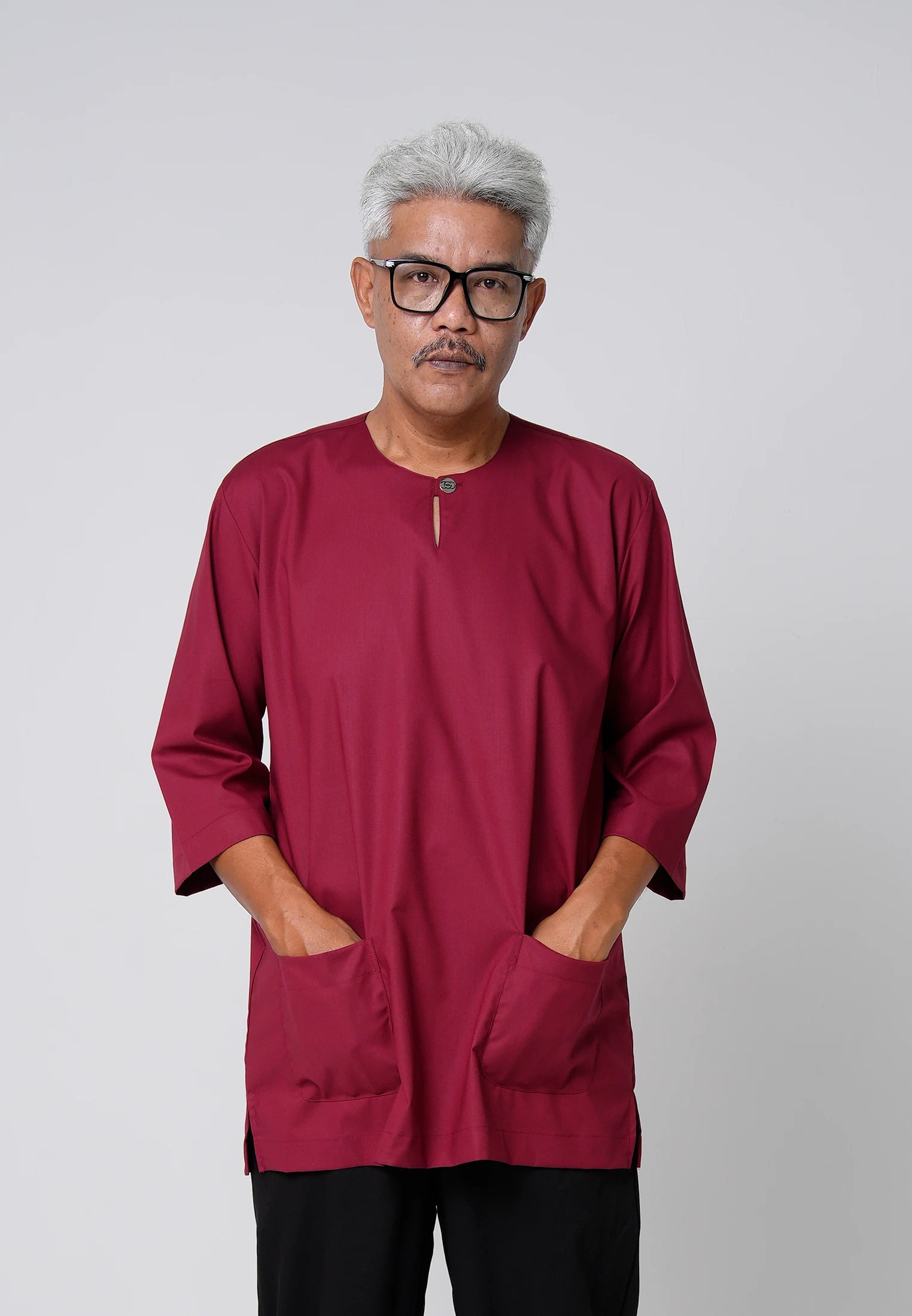 COOLism 3/4 Top - Maroon