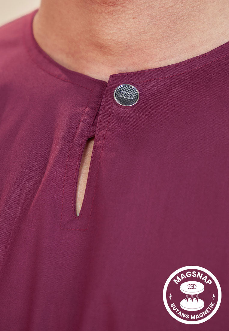 Kurta Tuah Teluk Belanga - Burgundy (Men)