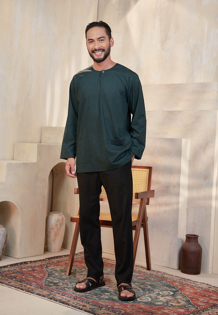 Kurta Tuah Teluk Belanga - Emerald Green (Men)