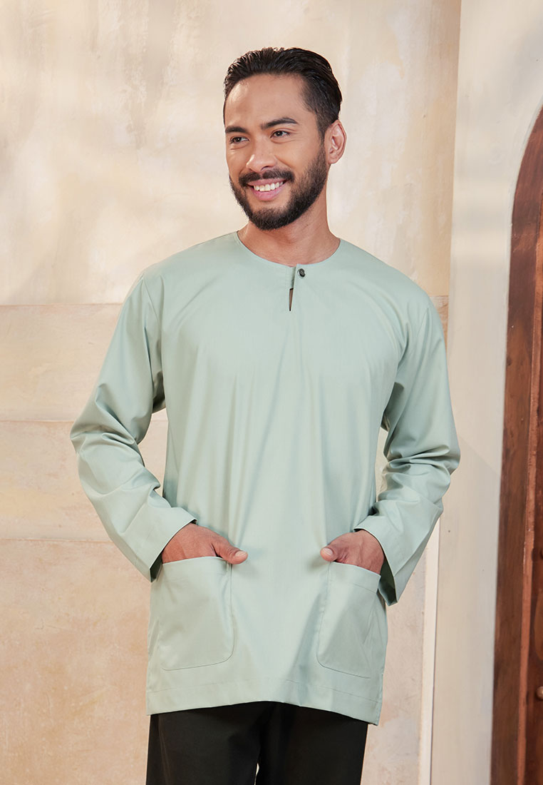 Kurta Tuah Teluk Belanga - Mint Green (Men)