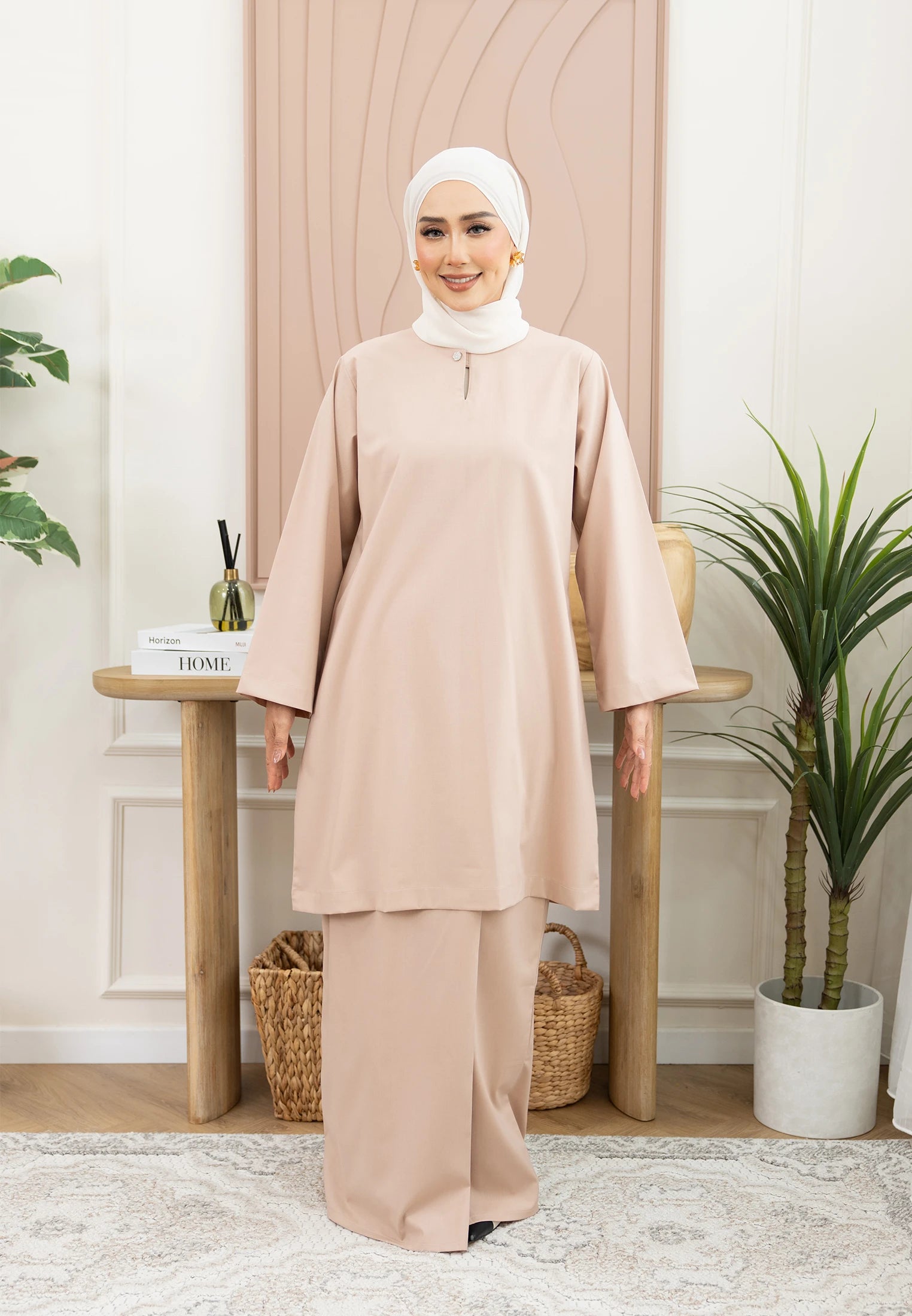 Nazeera Kurung Riau - Baby Pink (Women)