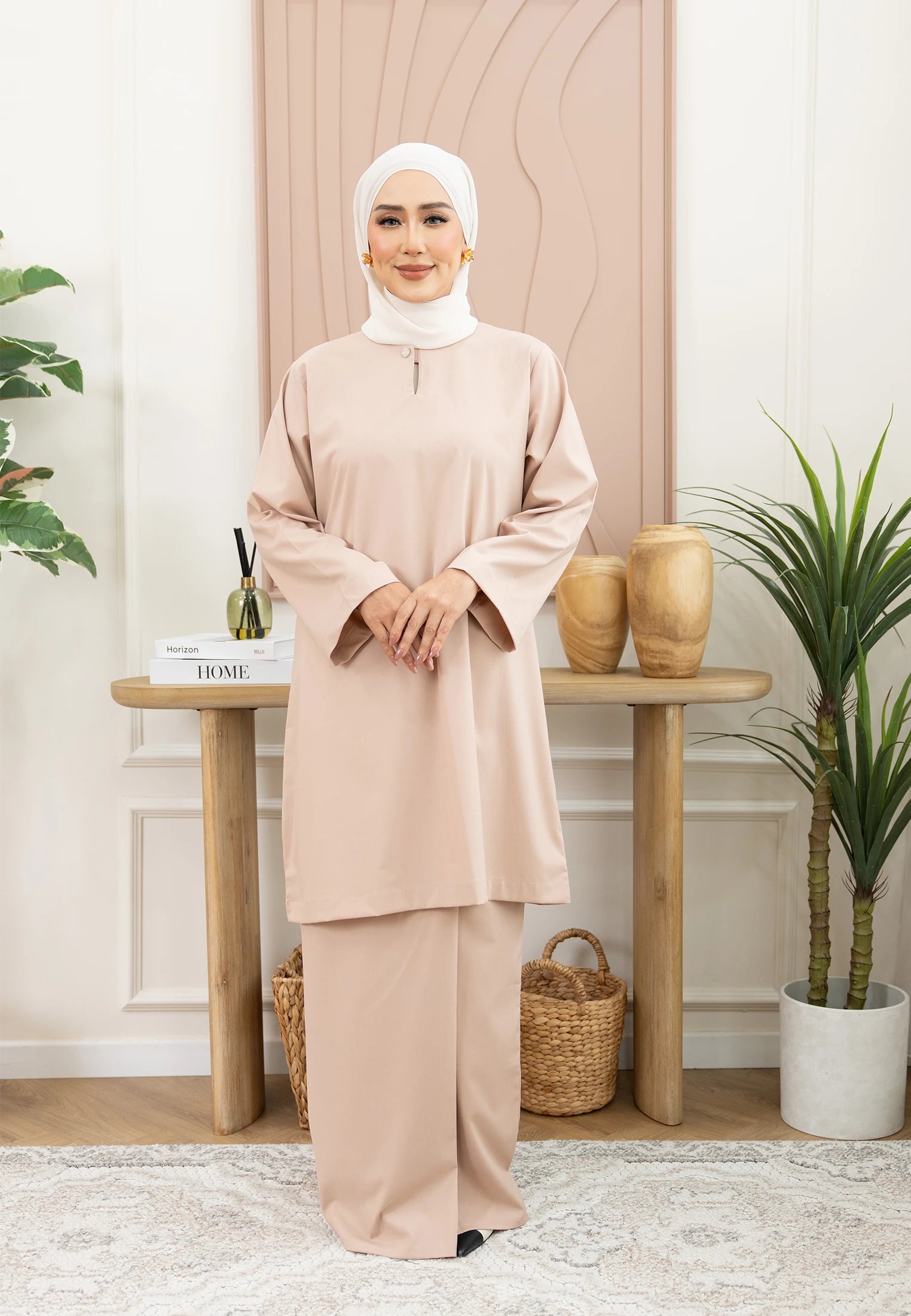 Nazeera Kurung Riau - Baby Pink (Women)
