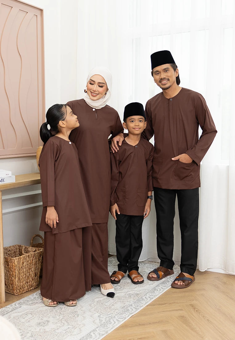 Nazeera Kurung Riau - Rich Brown (Kids)