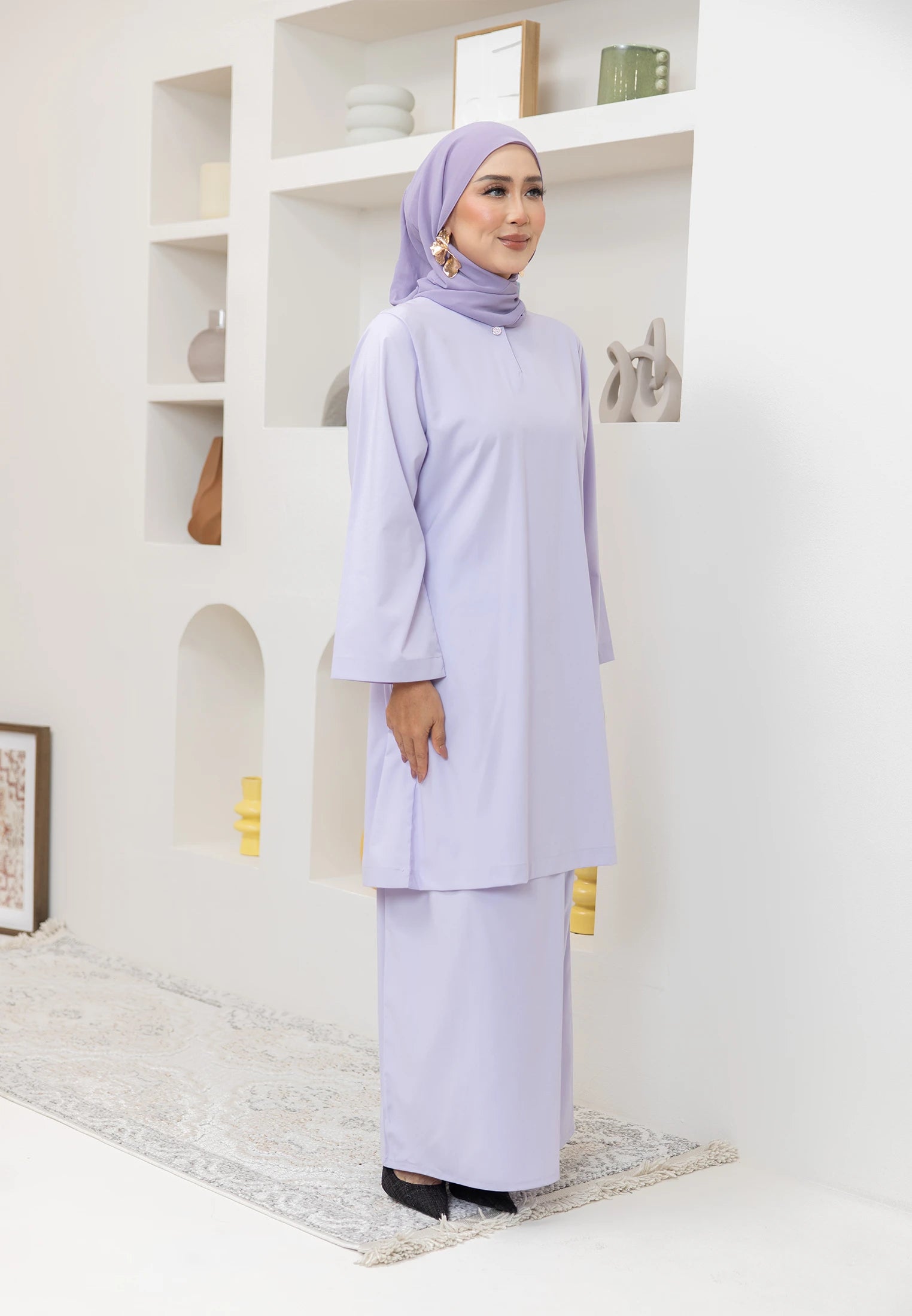 Nazeera Kurung Riau - Lilac (Women)