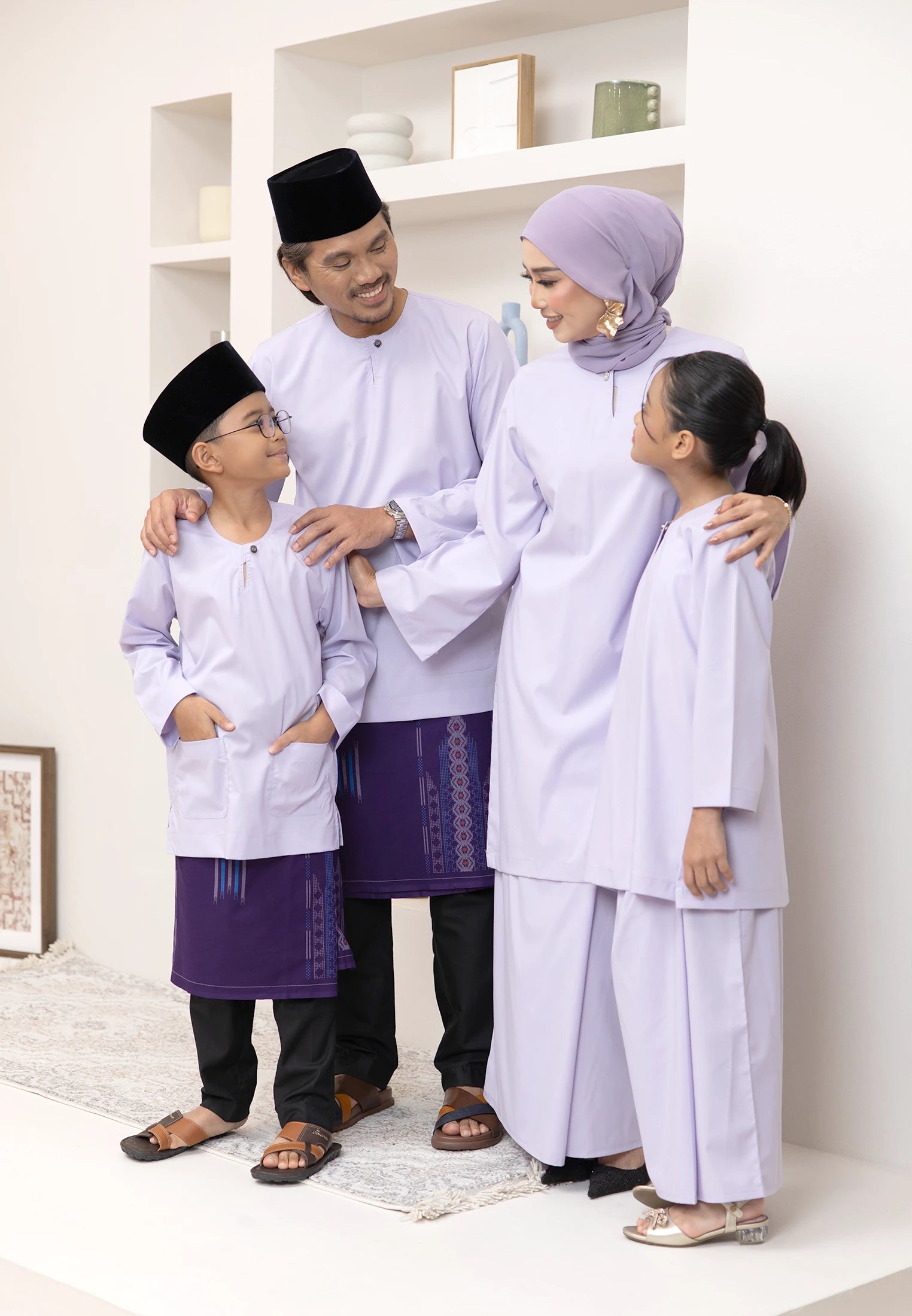 Nazeera Kurung Riau - Lilac (Women)