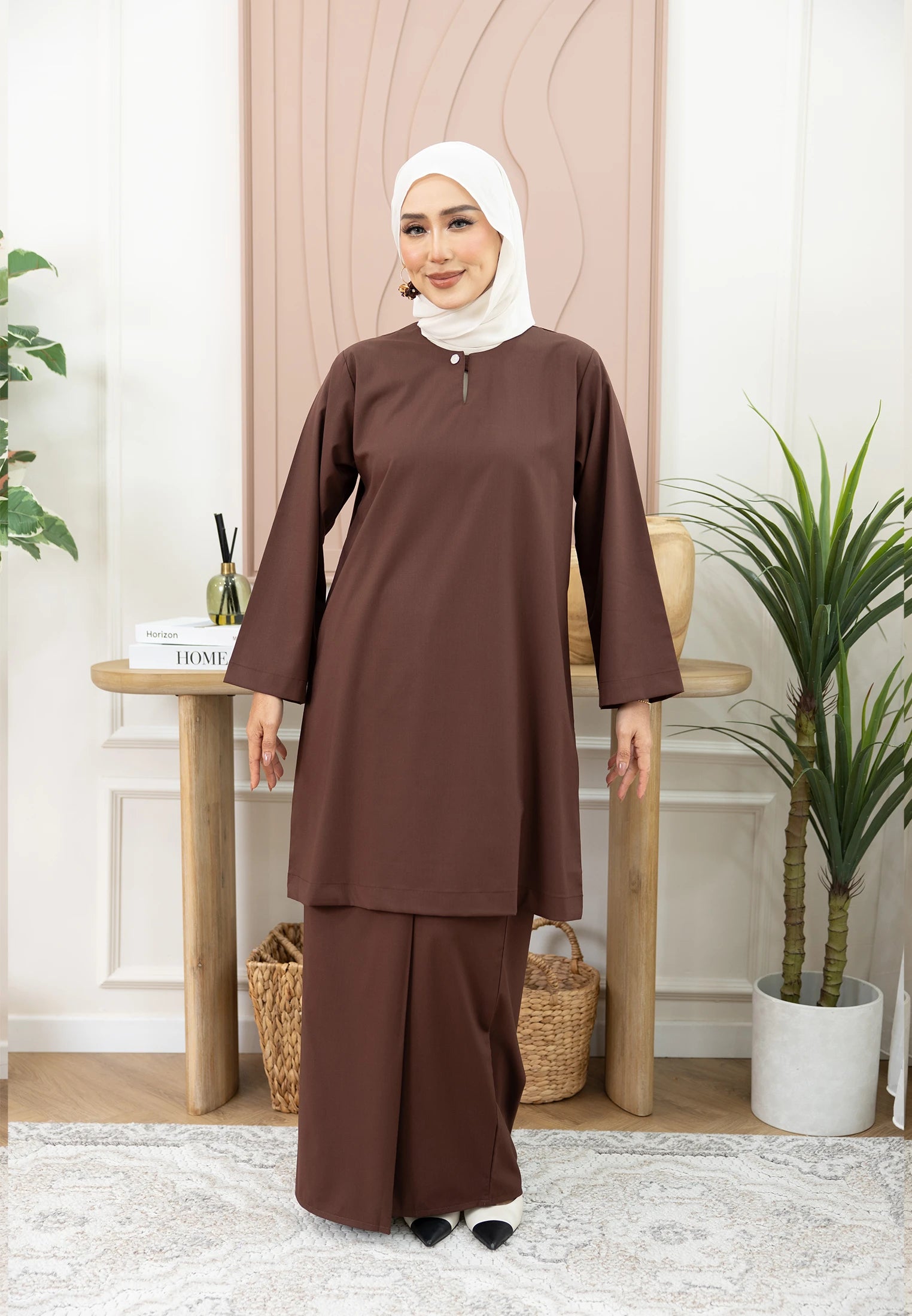 Nazeera Kurung Riau - Rich Brown (Women)