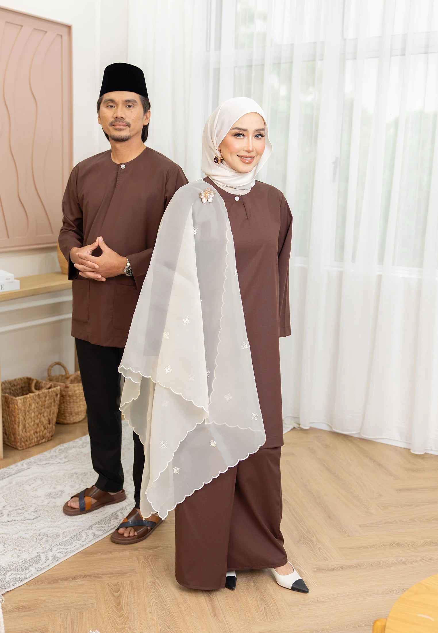 Nazeera Kurung Riau - Rich Brown (Women)