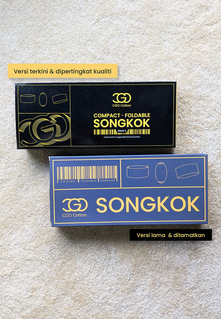 Songkok Lipat Baldu Tebal Mark II (Men)