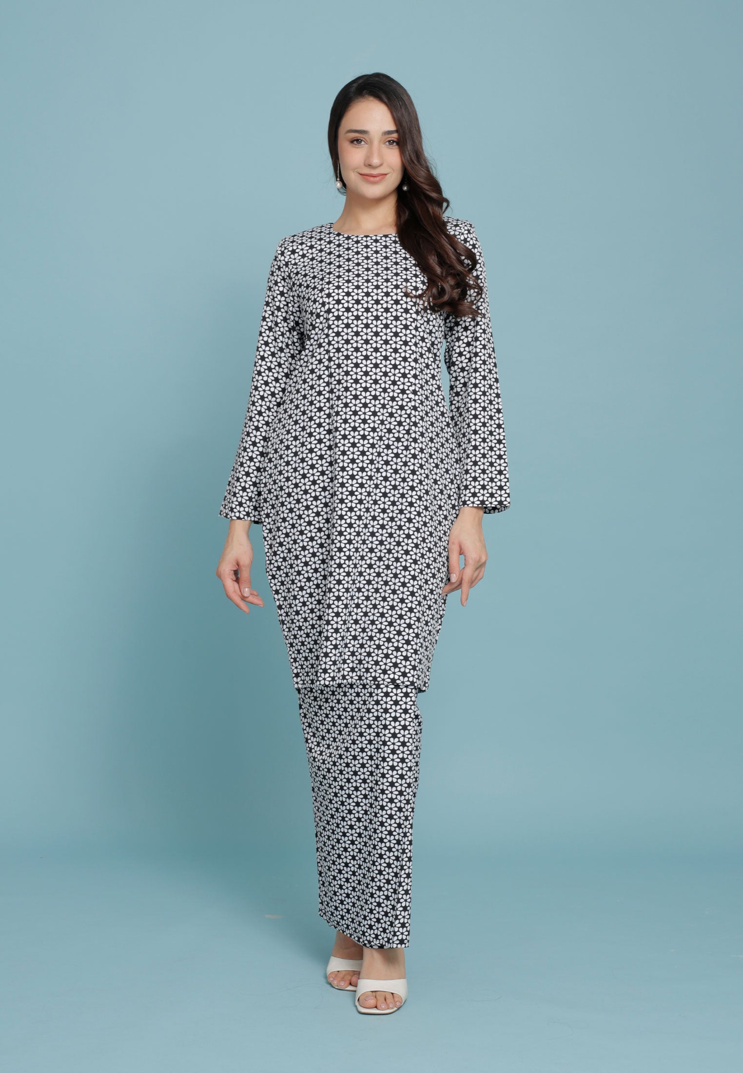 Dahlia Kurung Modern - Blossom Series