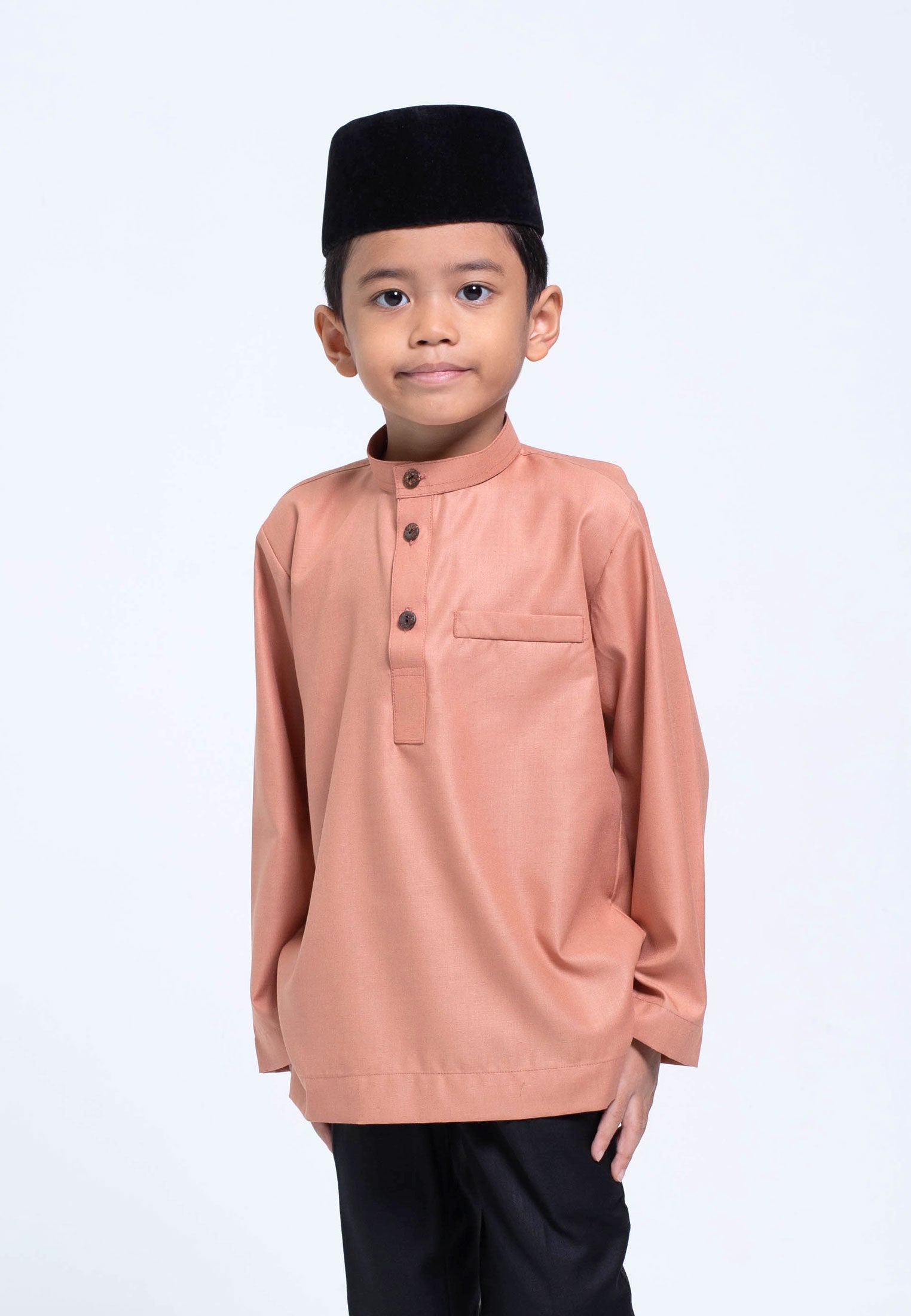 Kurta Raihan Kids Mandarin Collar