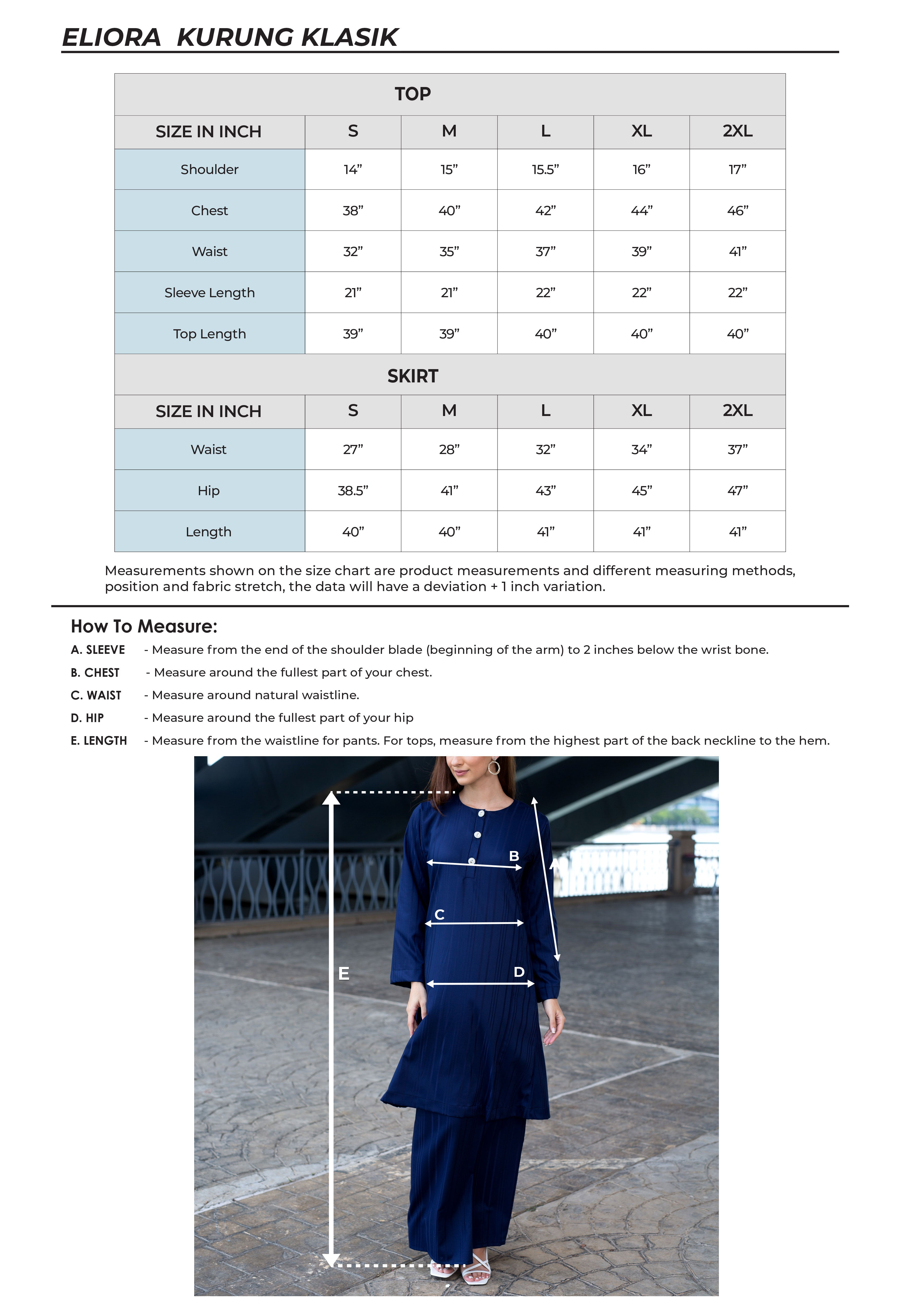 NANORISM™ Eliora Kurung Klasik