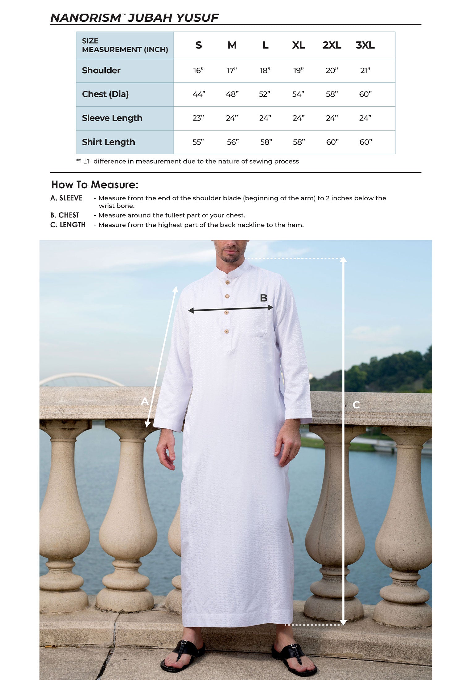 JUBAH Yusuf Modern Signature