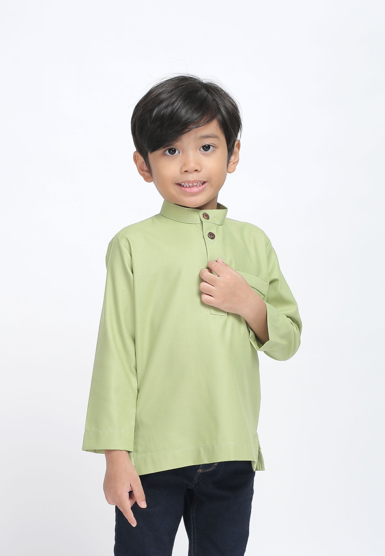 Kurta Raihan Kids Mandarin Collar