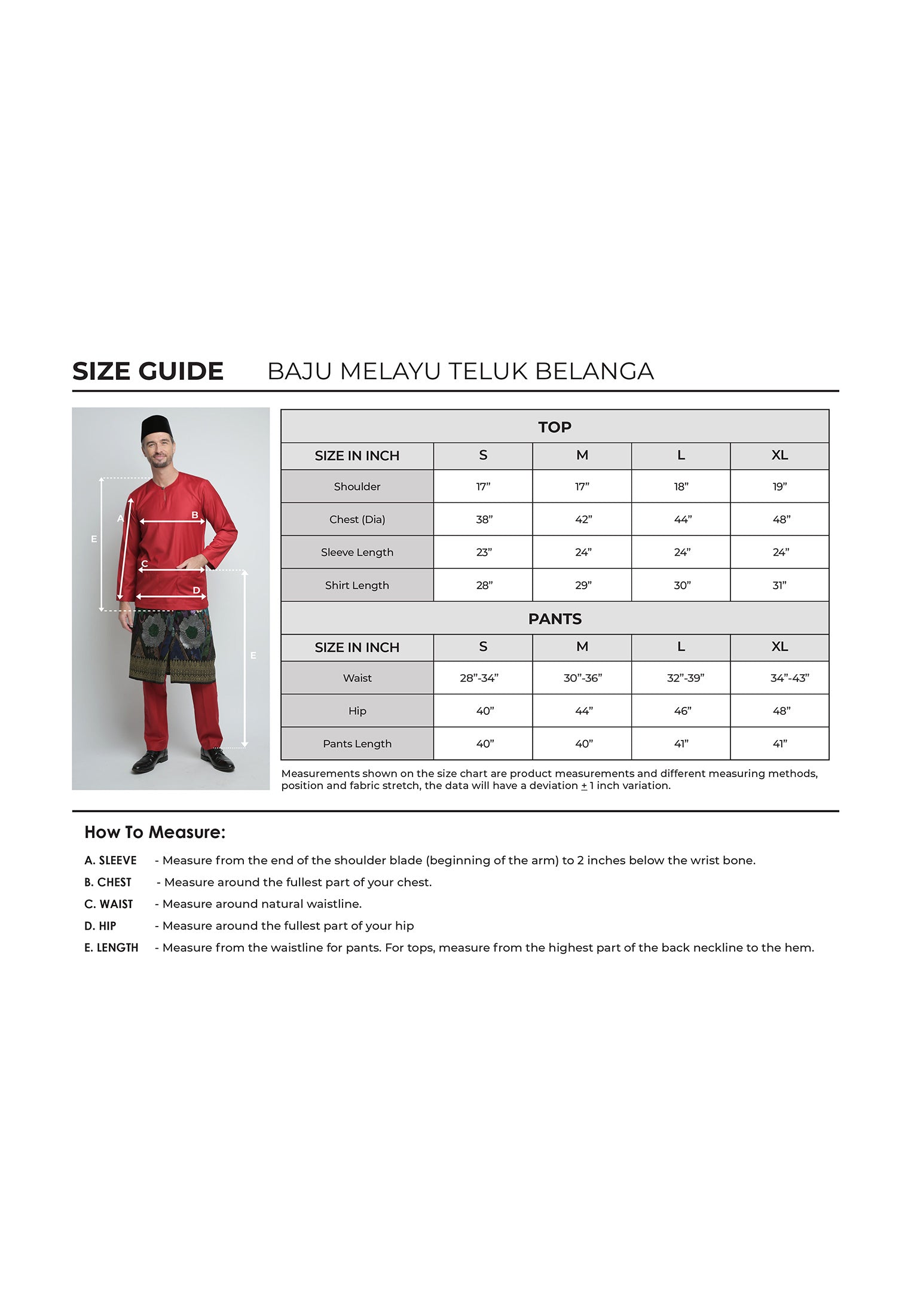 Baju Melayu Teluk Belanga Vol 1