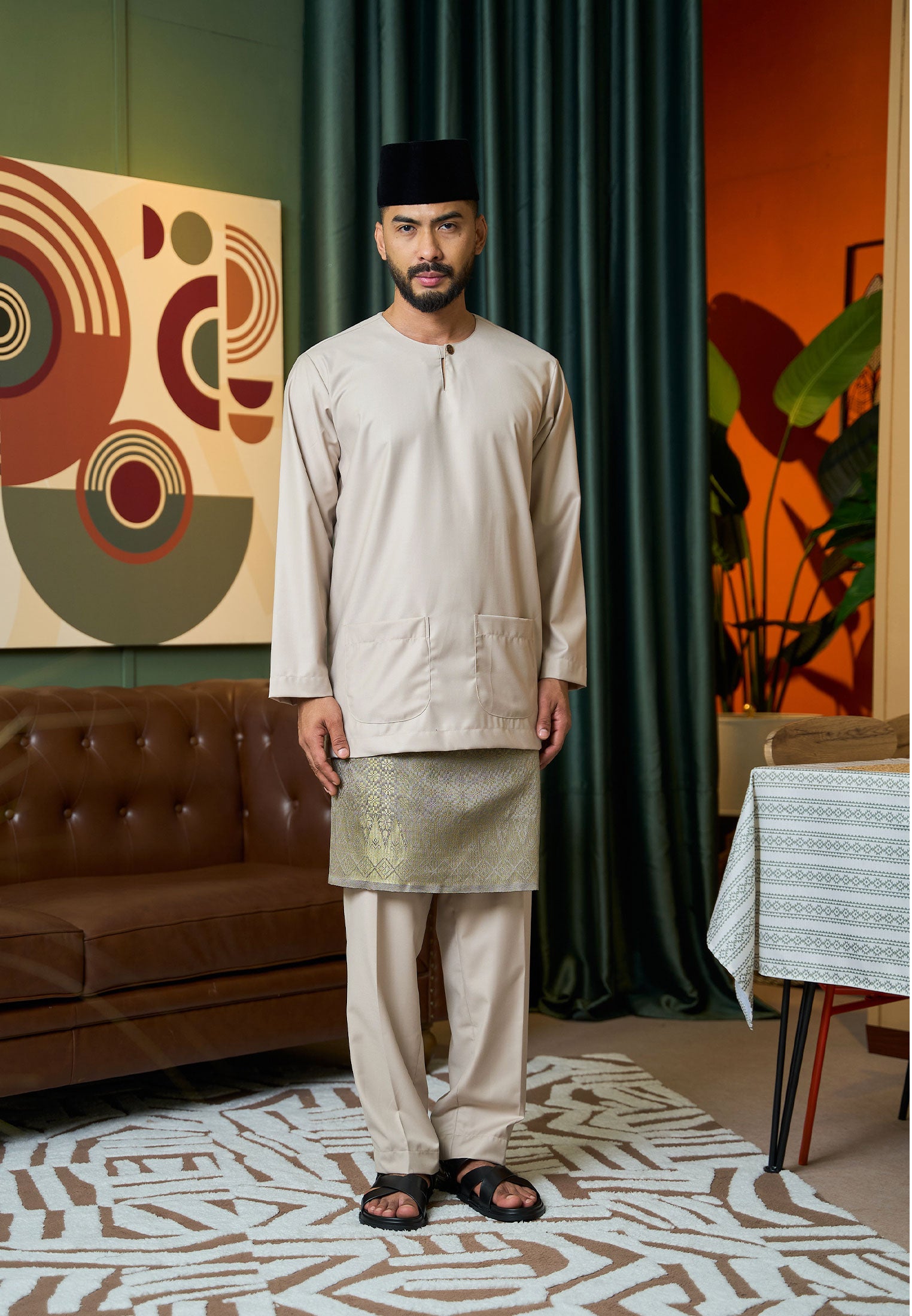 Baju Melayu Teluk Belanga Mark II - Nude Champagne (Men)