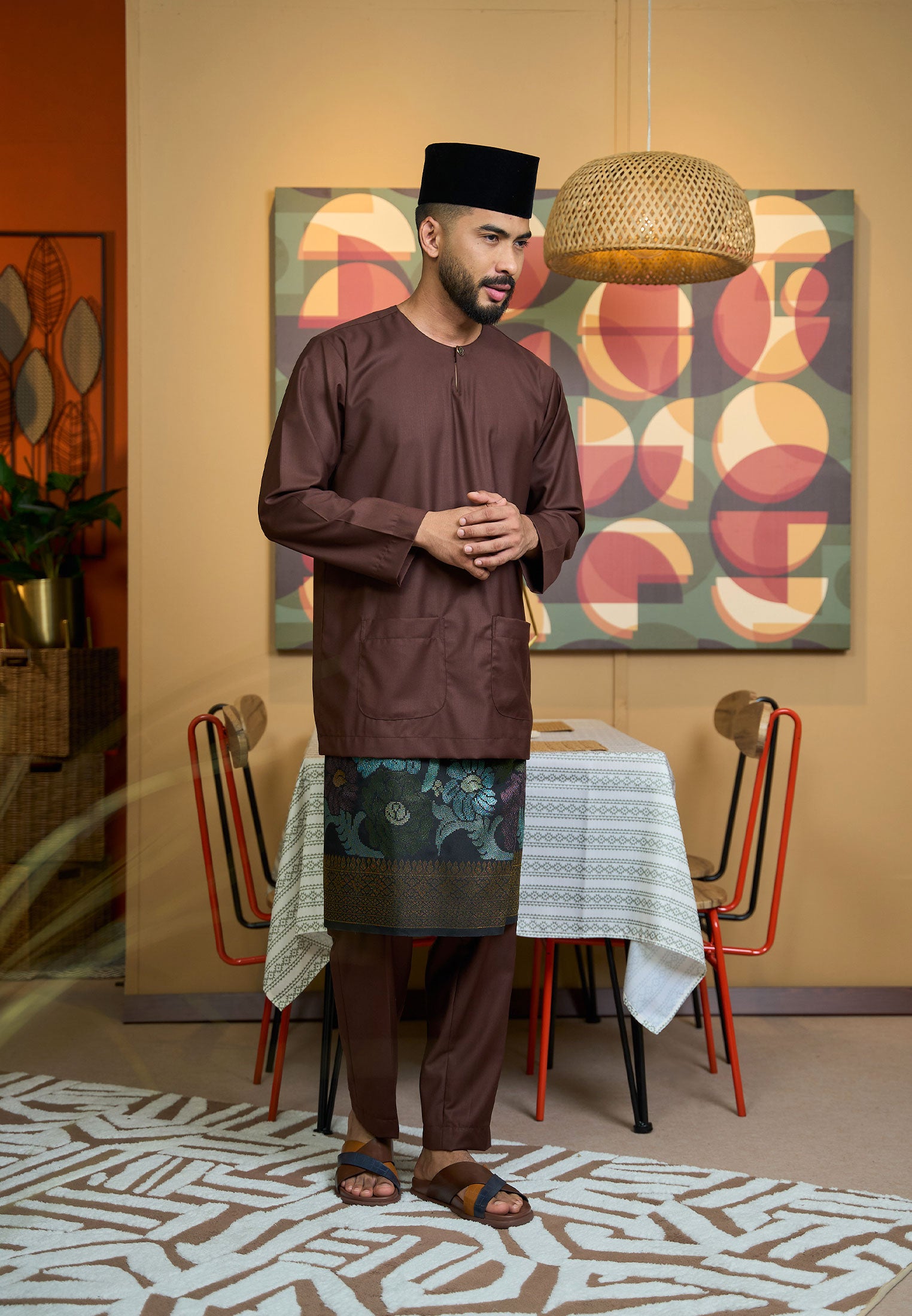 Baju Melayu Teluk Belanga Mark II - Mocha Brown (Men)