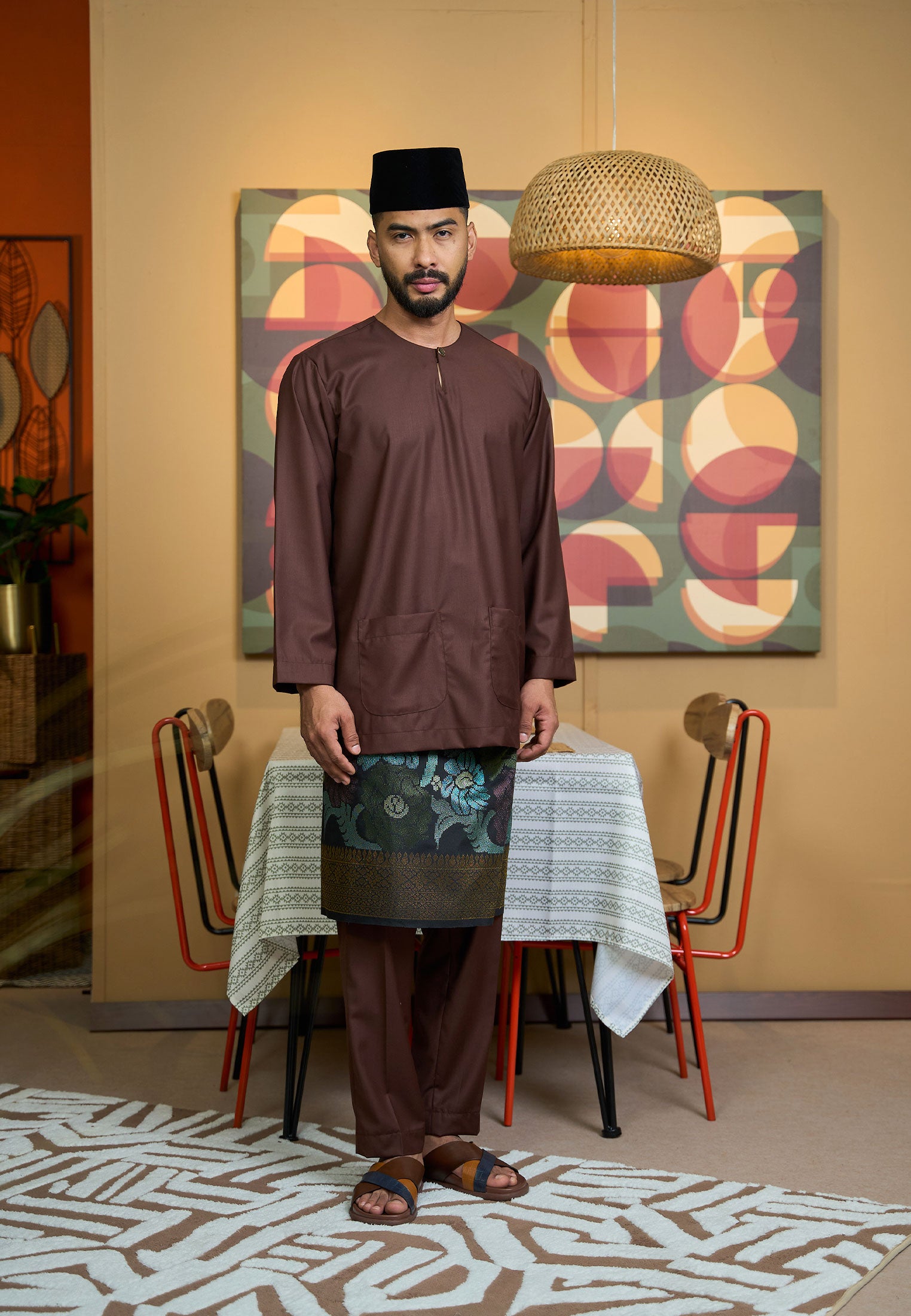 Baju Melayu Teluk Belanga Mark II - Mocha Brown (Men)