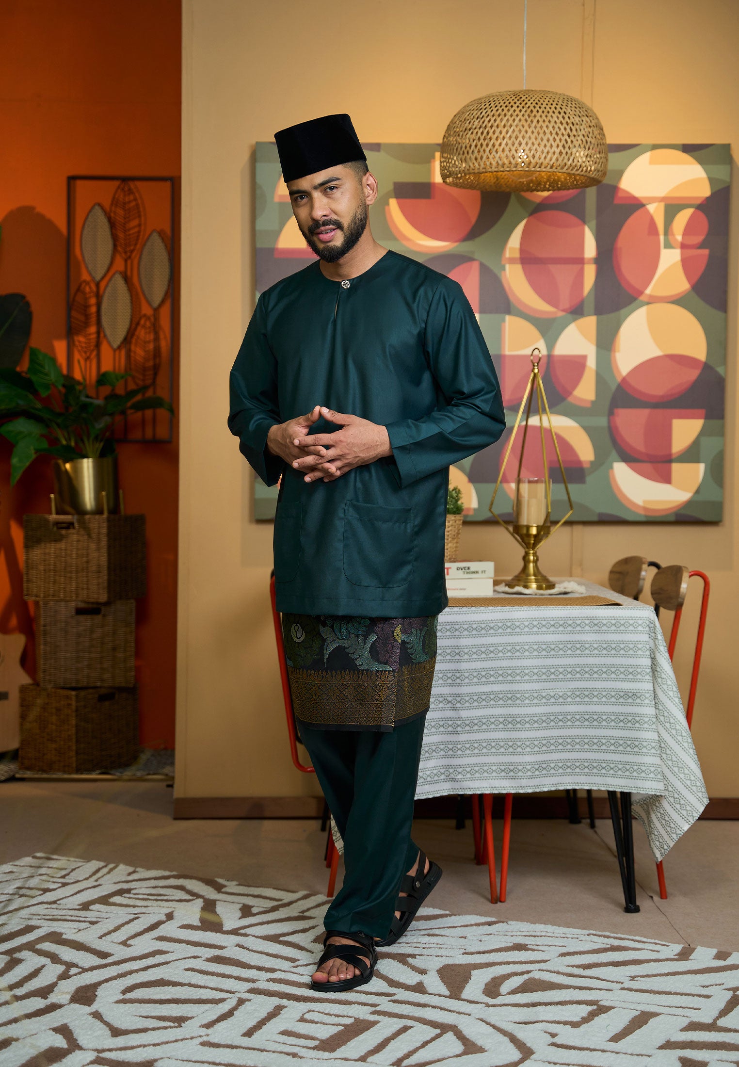 Baju Melayu Teluk Belanga Mark II - Emerald Green (Men)