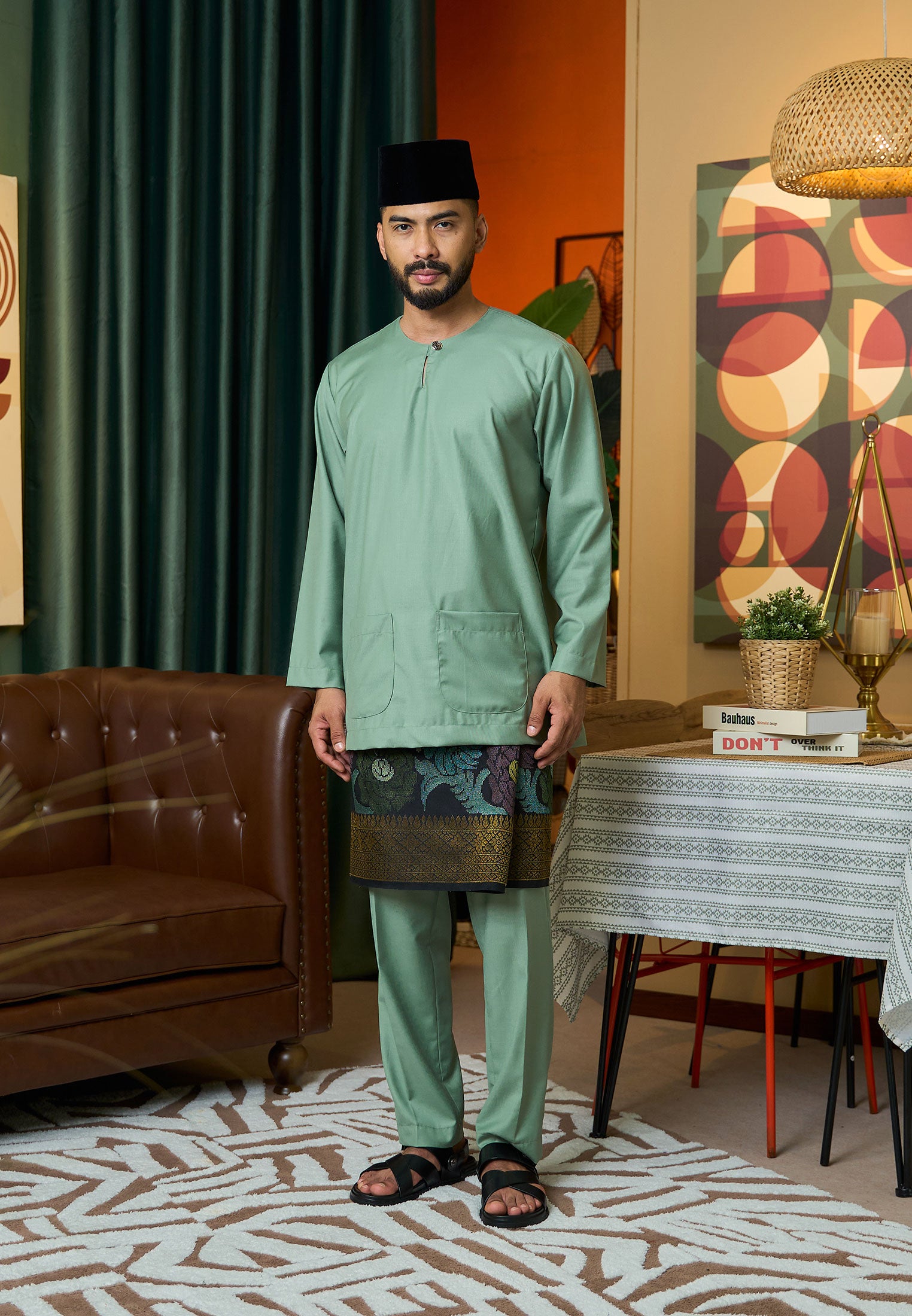 Baju Melayu Teluk Belanga Mark II - Sage Pistachio (Men)