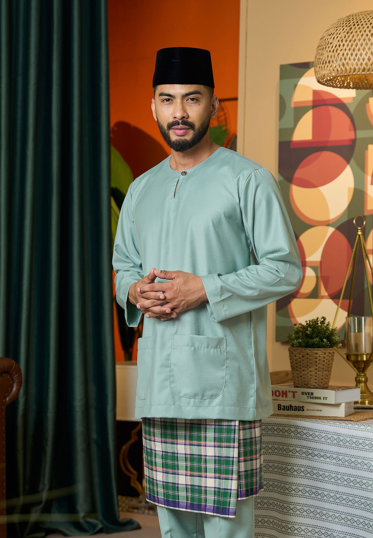 Baju Melayu Teluk Belanga Mark II - Mint Green (Men)